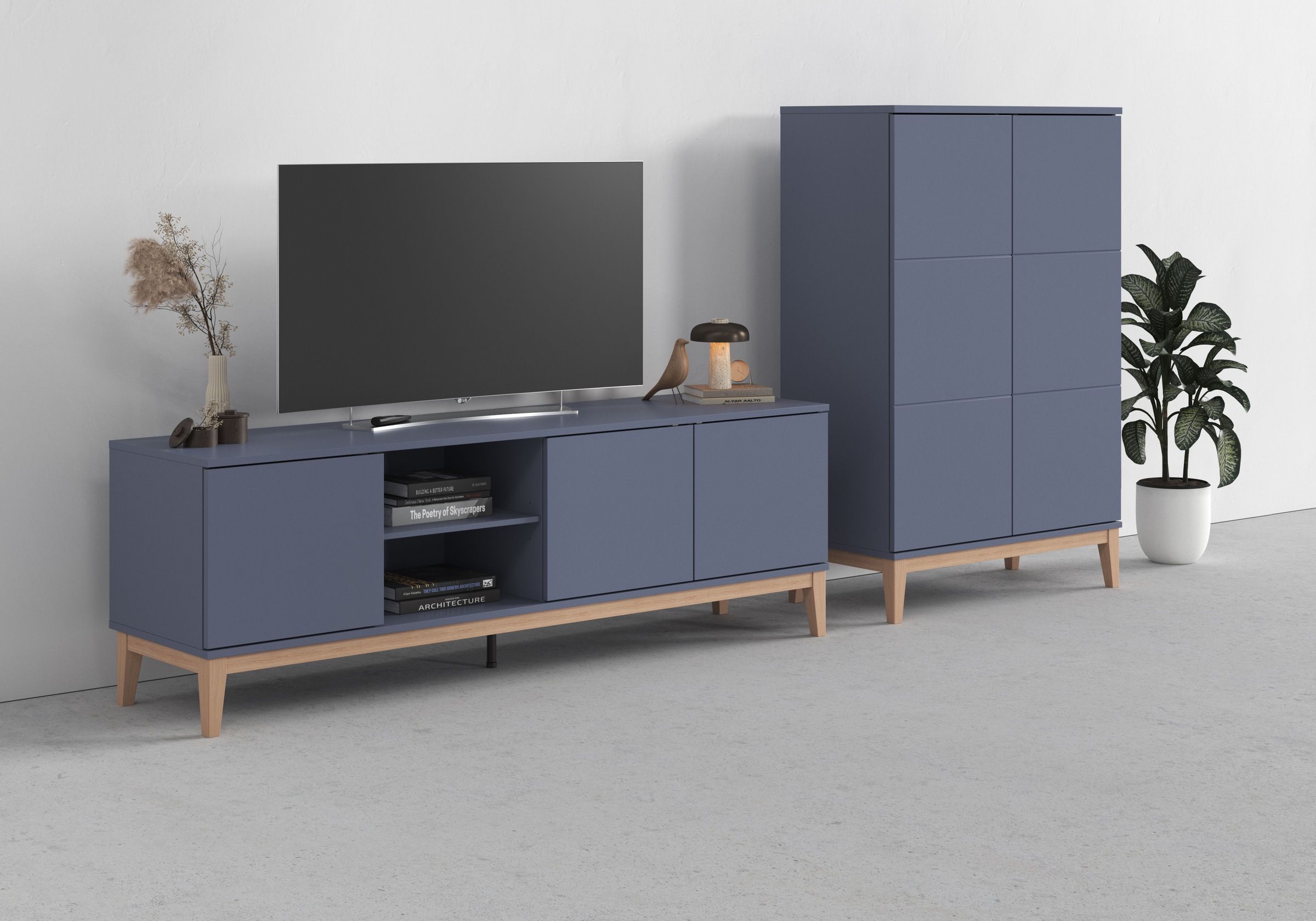 andas Lowboard "Maryd" 1 Stk. tlg. Kommode, Untergestell in Holzoptik, Brei günstig online kaufen