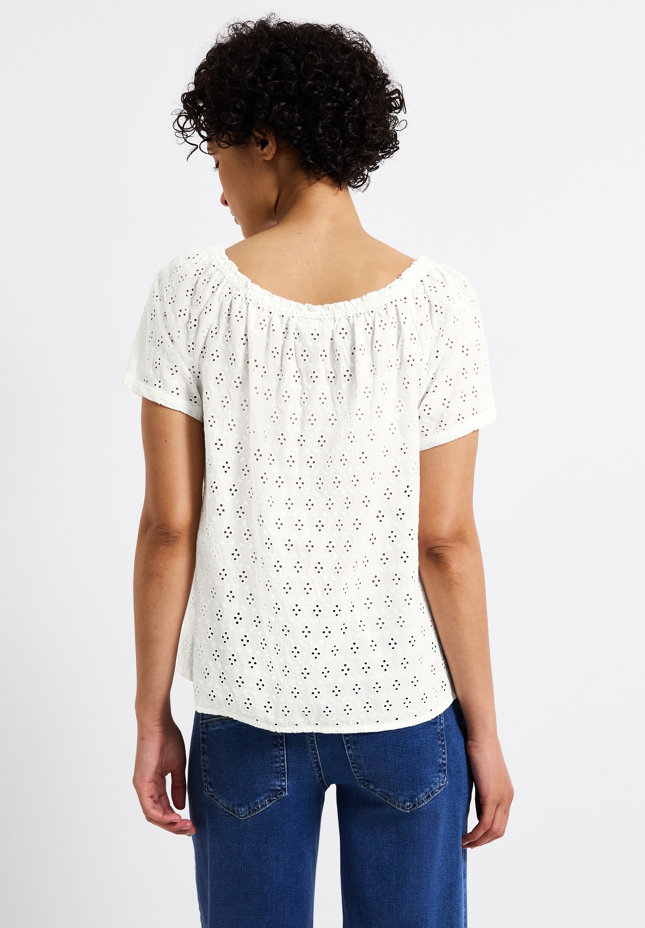 STREET ONE Carmenbluse, aus reiner Baumwolle günstig online kaufen