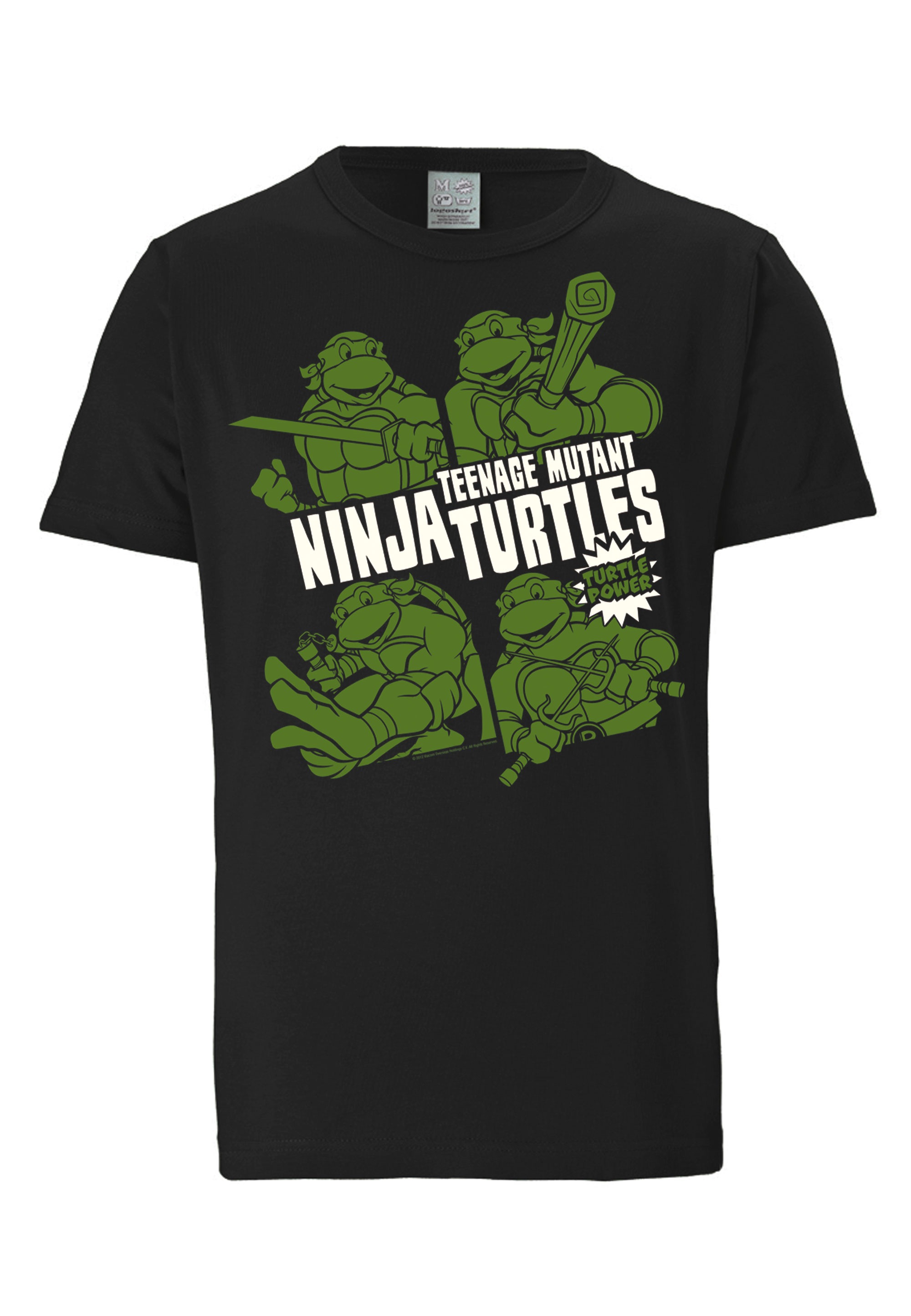 LOGOSHIRT T-Shirt »Ninja Turtles - Turtle Power«, mit lizenziertem Print