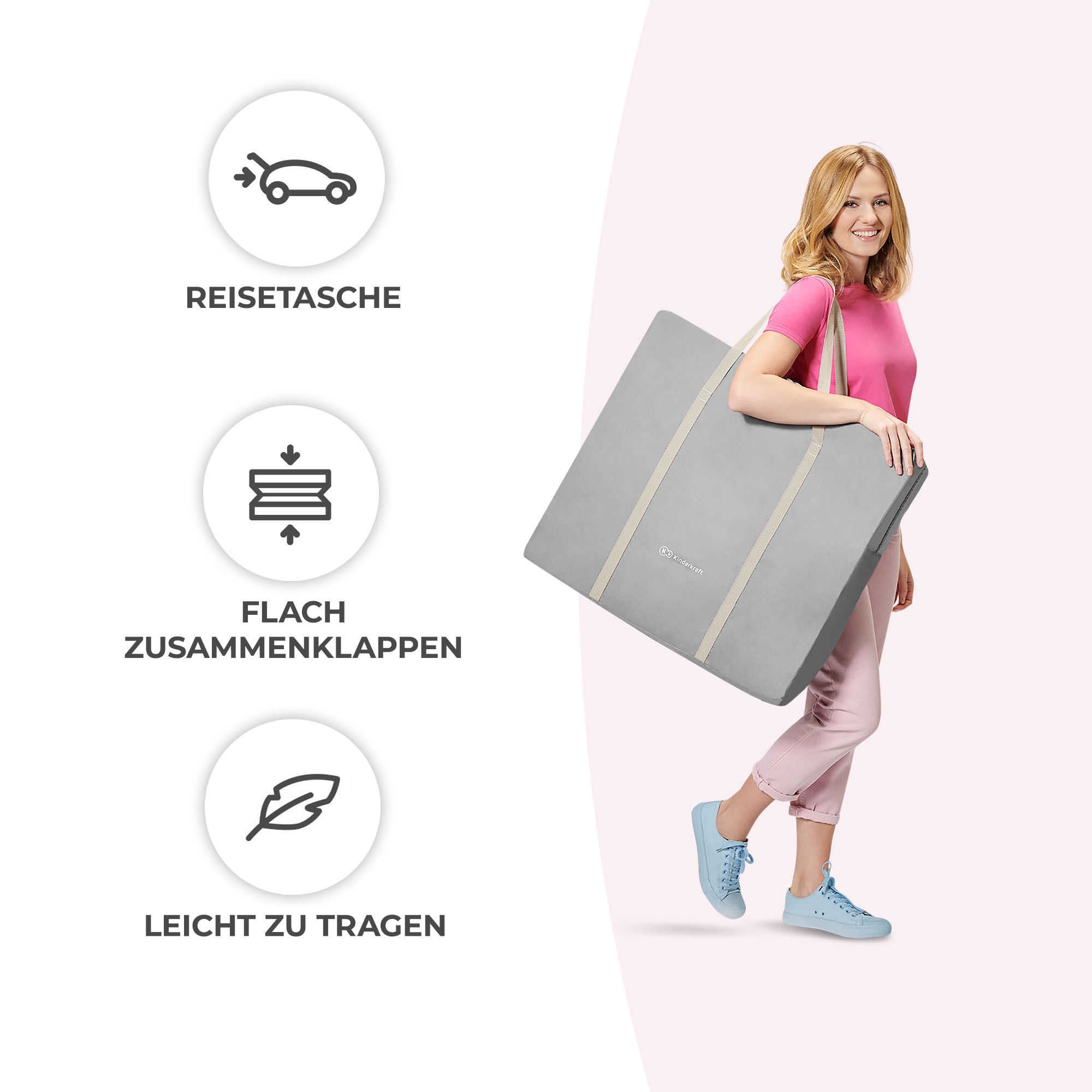 Kinderkraft Baby-Reisebett »LOVI«