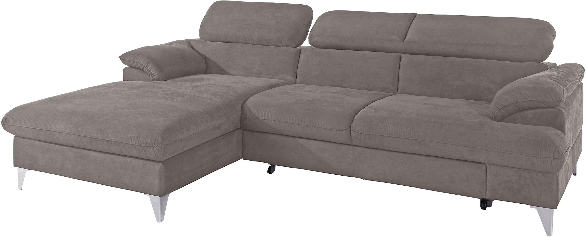 COTTA Ecksofa "Caluso L-Form" mit Kopfteilverstellung, wahlweise mit Bettfu günstig online kaufen