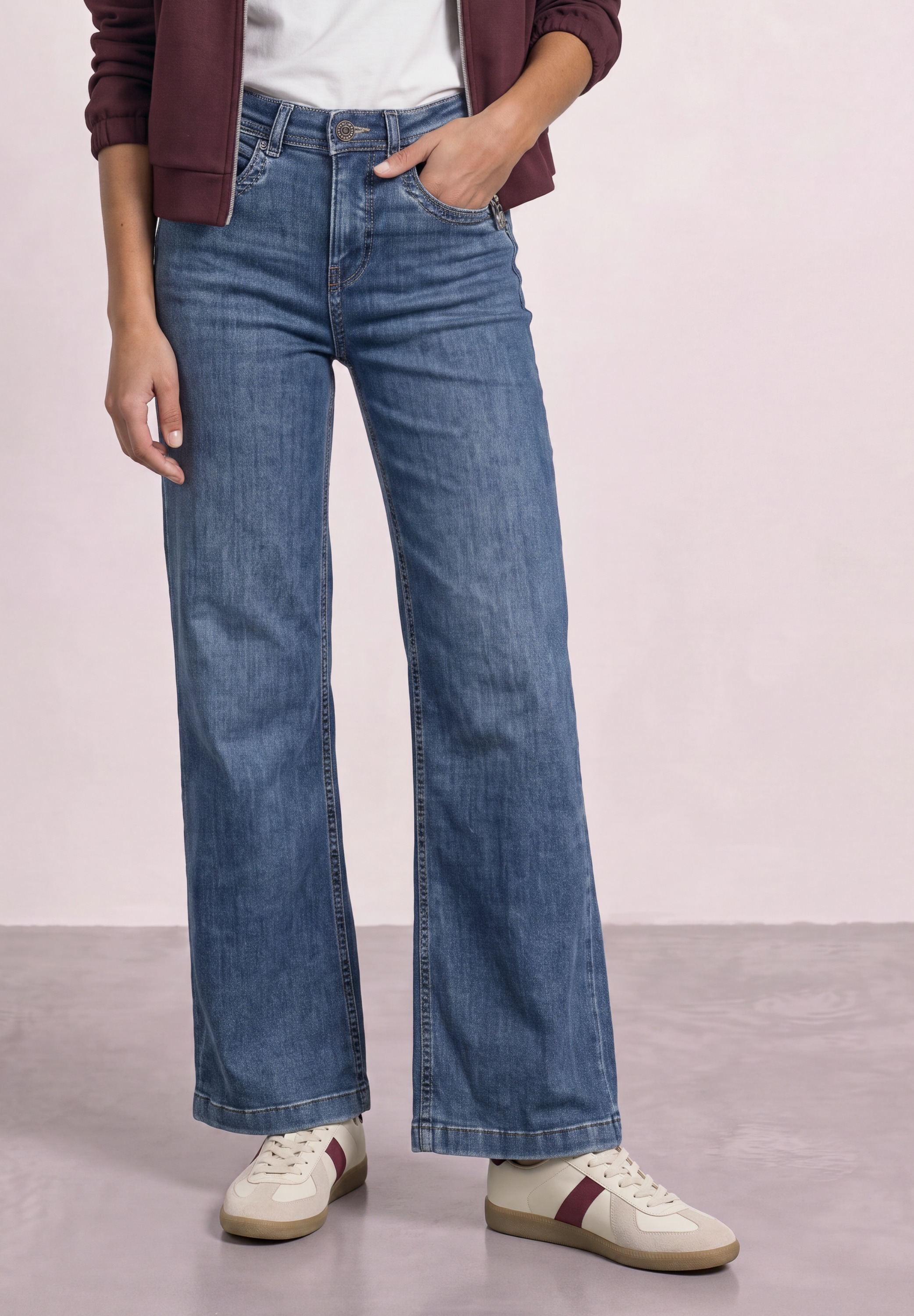 STREET ONE Loose-fit-Jeans High Waist
