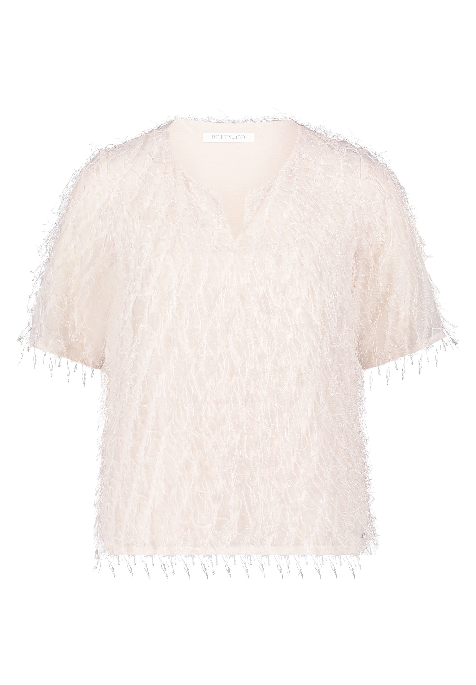 Betty&Co Schlupfbluse "Betty & Co Damen Schlupfbluse kurzarm" günstig online kaufen