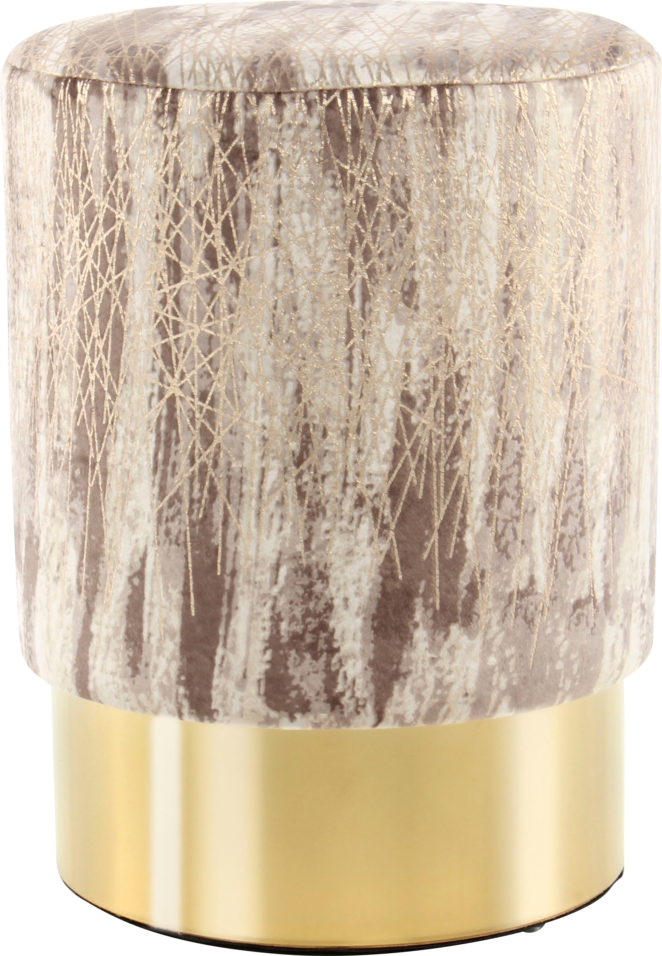 Kayoom Sitzhocker "Hocker Gipsy 125, stilvoller Sitzhocker, runde Form, sti günstig online kaufen