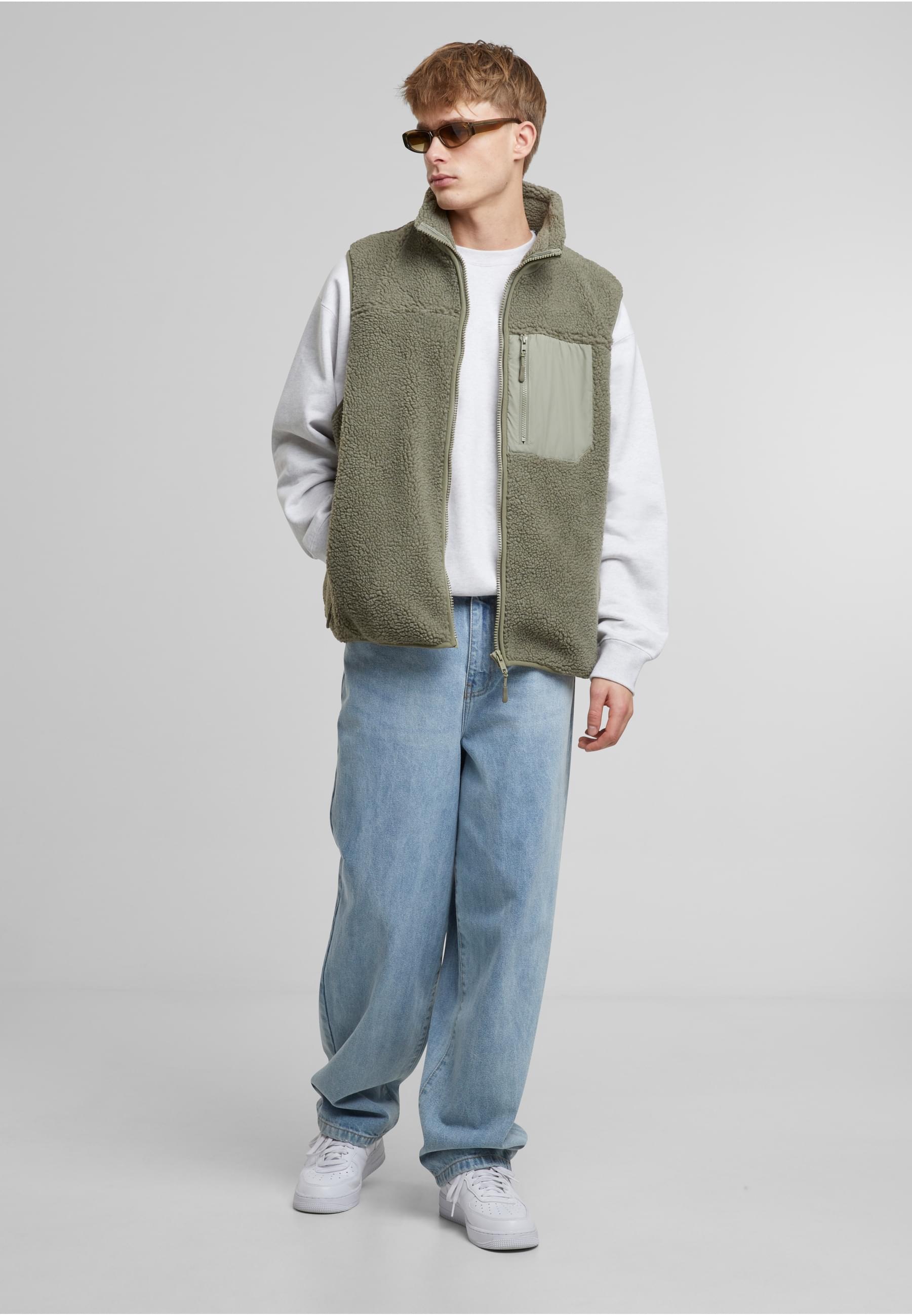 URBAN CLASSICS Steppweste »Urban Classics Sherpa Vest«, (1 tlg.)