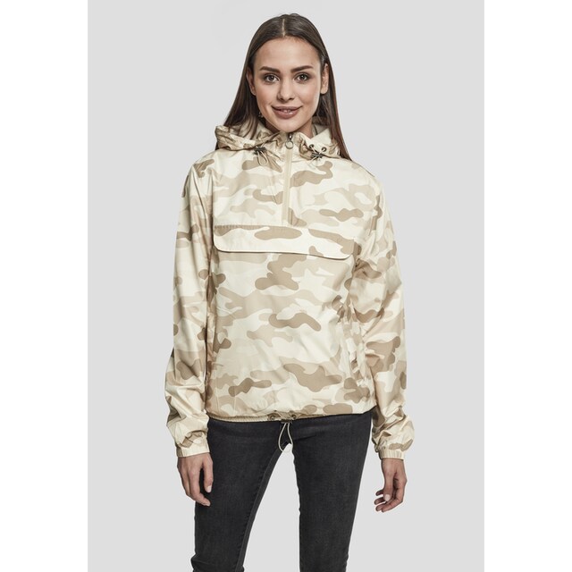 URBAN CLASSICS Outdoorjacke »Damen Ladies Camo Pull Over Jacket«, (1 St.),  ohne Kapuze für kaufen | BAUR