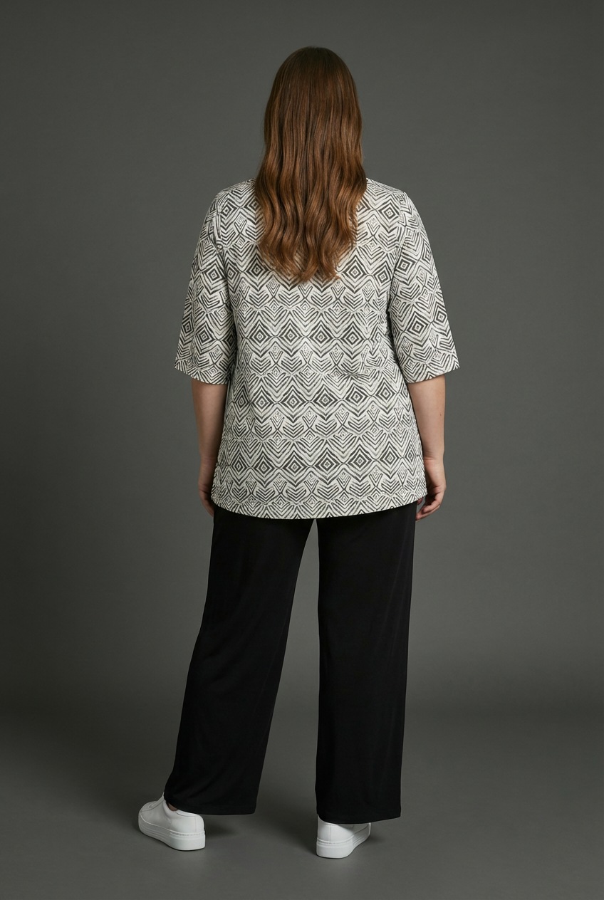 Laura Scott CURVE Anzug Set, Shirt + Hose, figurumspielend für Frühling und günstig online kaufen