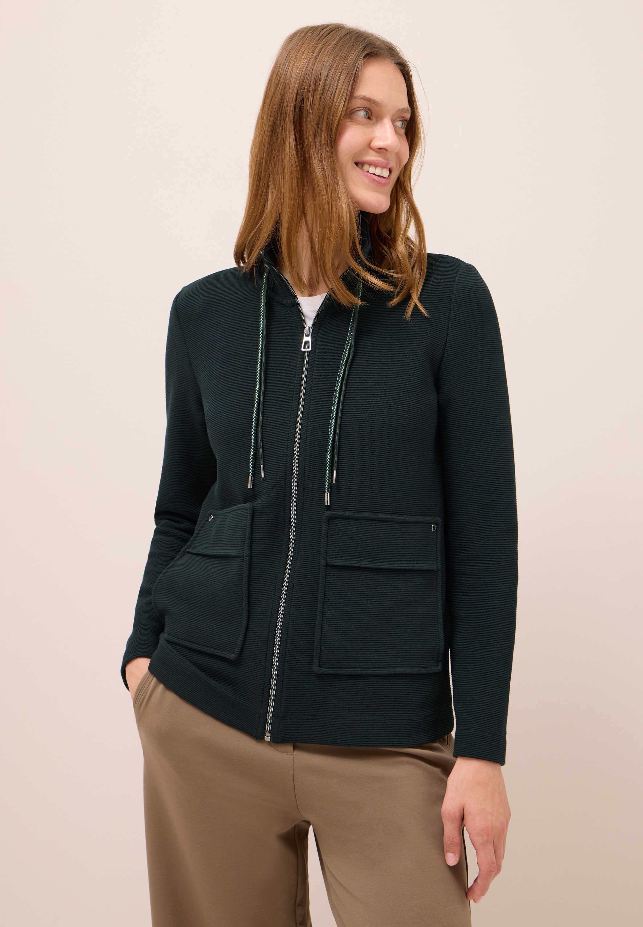 Cecil Sweatjacke mit Taschen günstig online kaufen