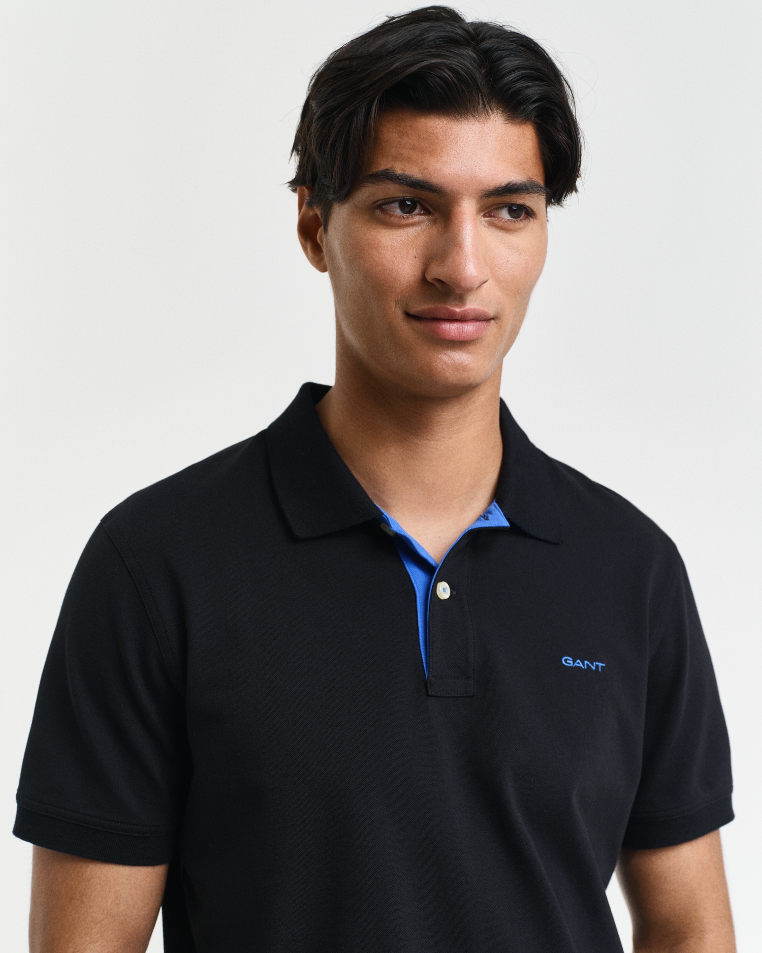 Gant Poloshirt »REG CONTRAST PIQUE SS RUGGER«, mit kontrastfarbenen Einsätzen