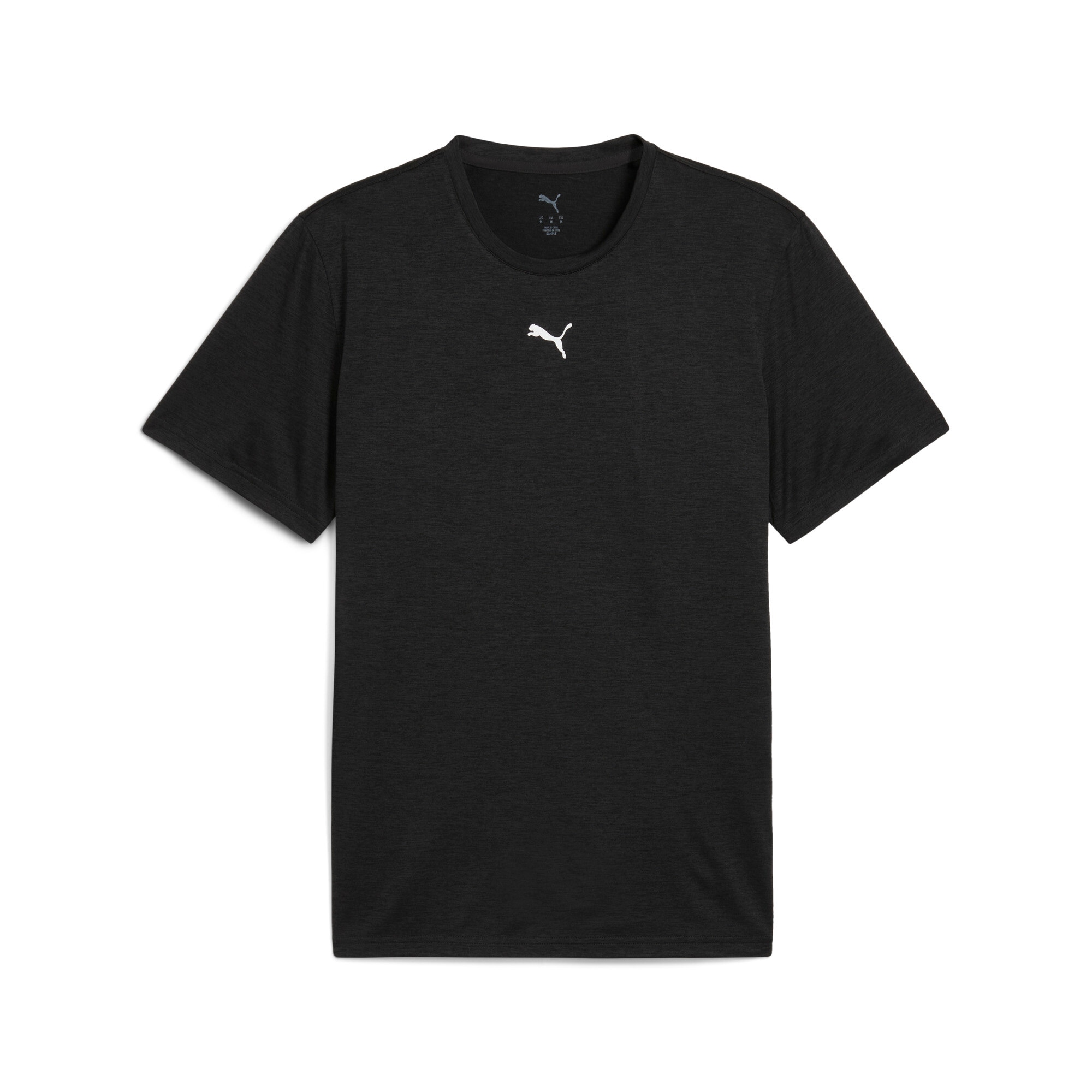 PUMA Trainingsshirt »M TAD ESSENTIALS HEATHER CAT TEE (CF SMALL CAT)«