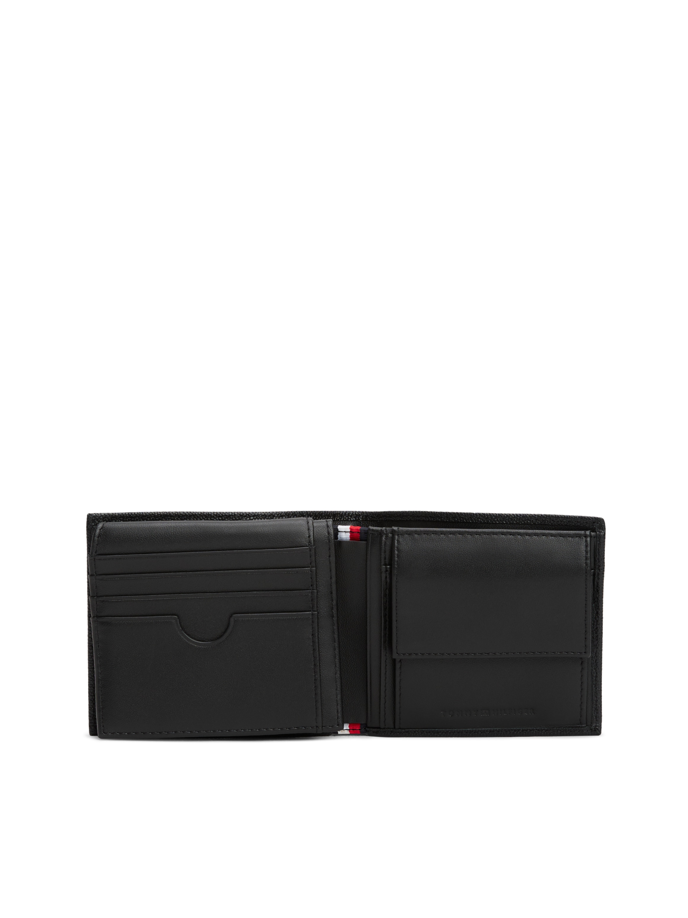 Tommy Hilfiger Geldbörse »TH FLAG CC FLAP AND COIN«, Men Geldbeutel, Portemonnaie mit Label und Logoflagge