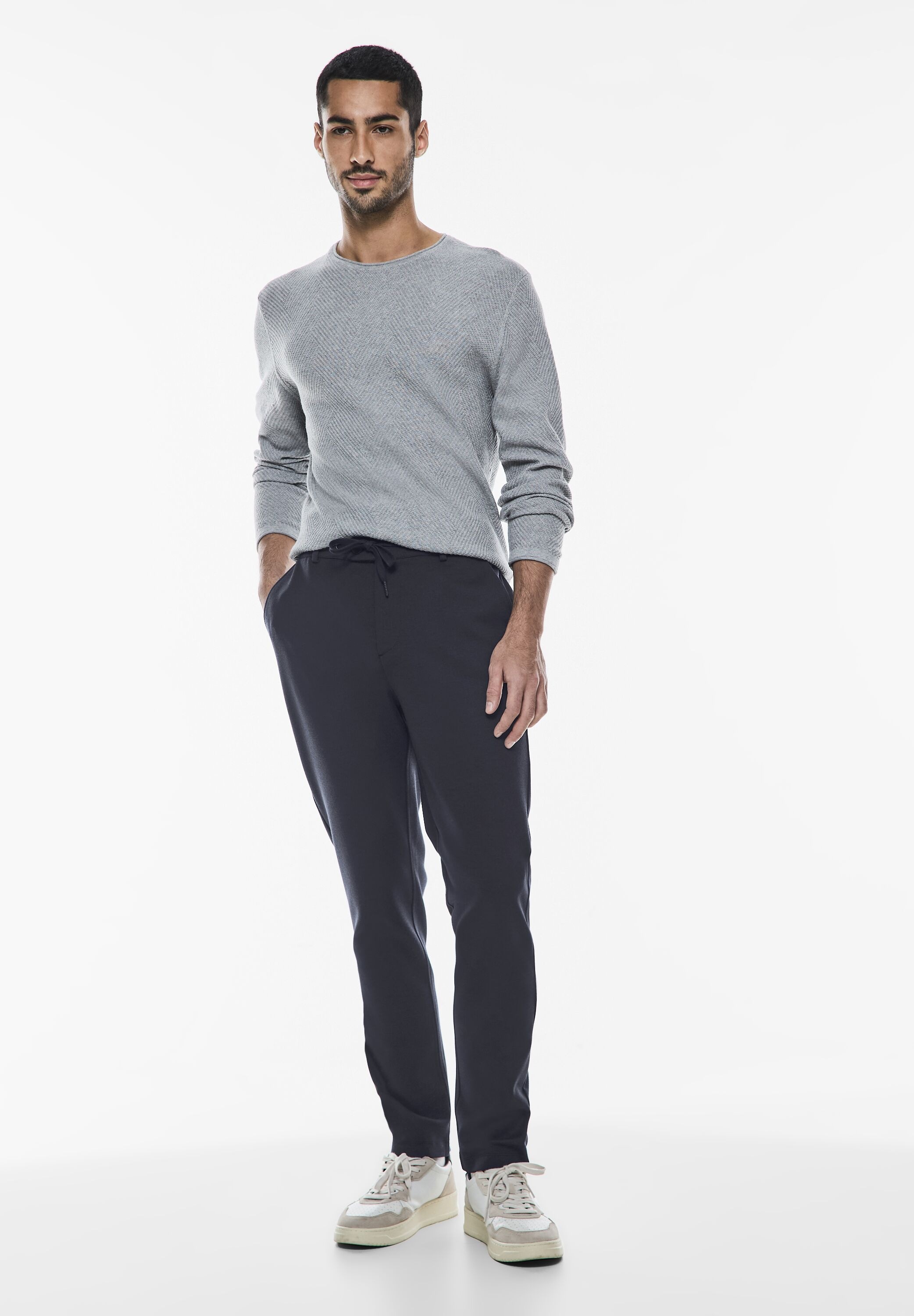 STREET ONE MEN Chinos, softer Materialmix