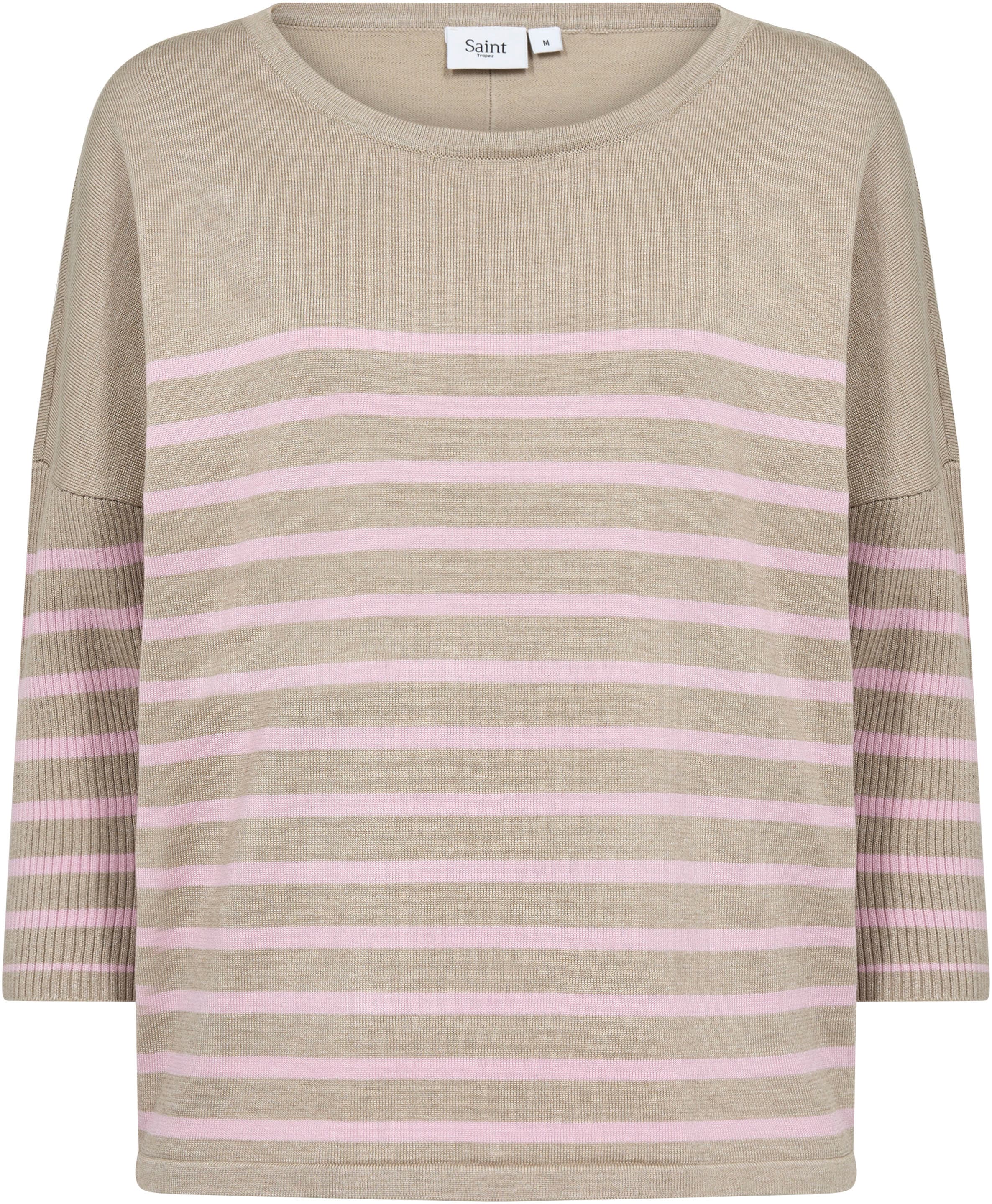 Saint Tropez Strickpullover "MilaSZ R-neck St. Pullover" günstig online kaufen