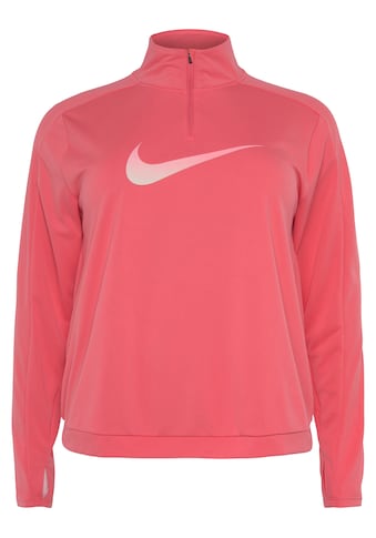 Laufshirt »Dri-FIT Swoosh Women's Half-Zip Long Sleeve Top (Plus)«