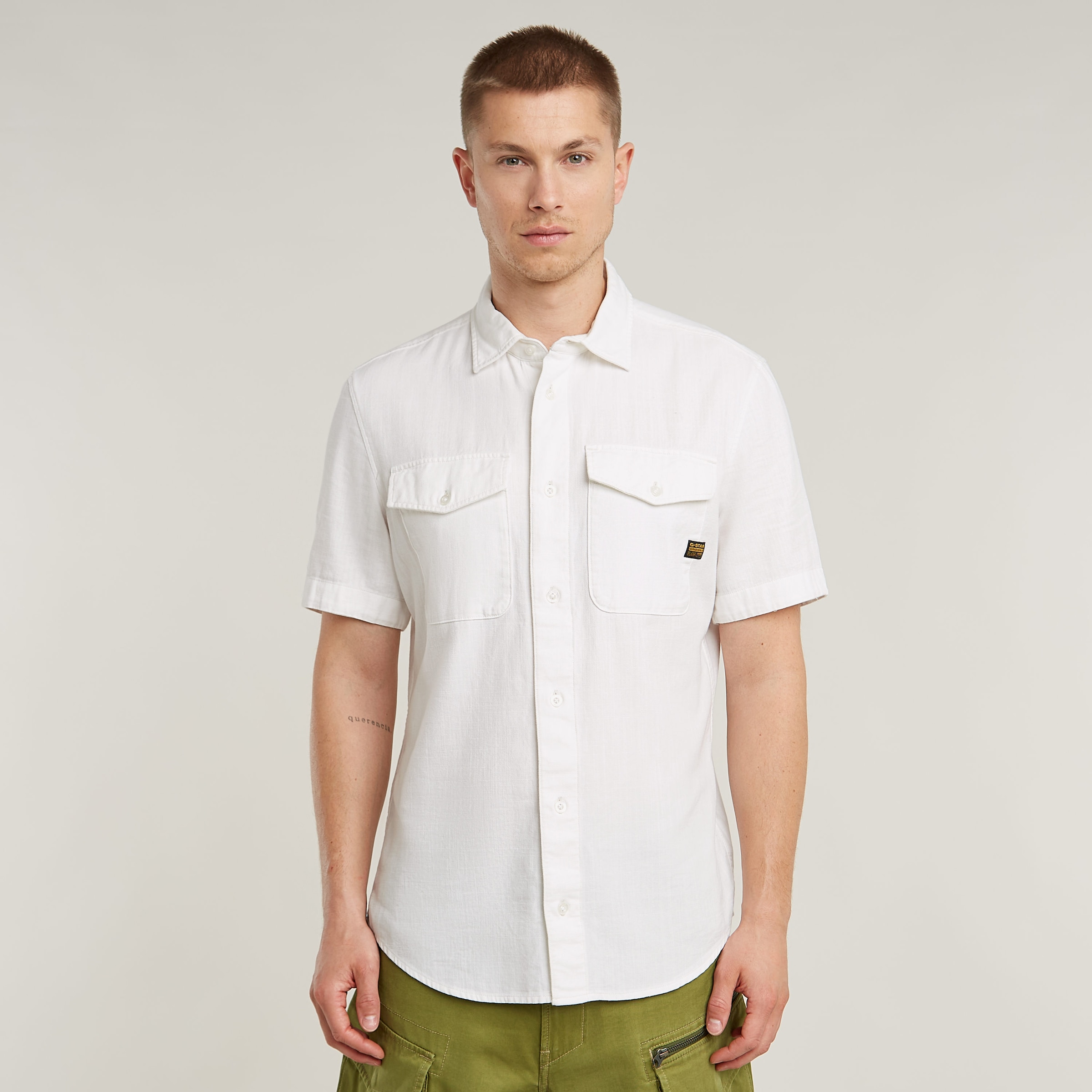 G-STAR Kurzarmhemd "Marine Slim Shirt", mit aufgesetzten Taschen günstig online kaufen