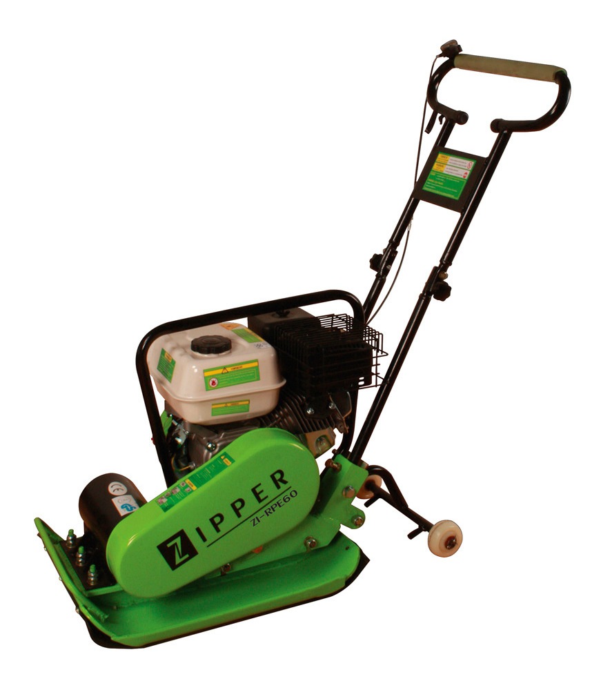 ZIPPER Rüttelplatte "ZI-RPE 60", B/L: 38cm x 53cm, grün, Rüttelplatten