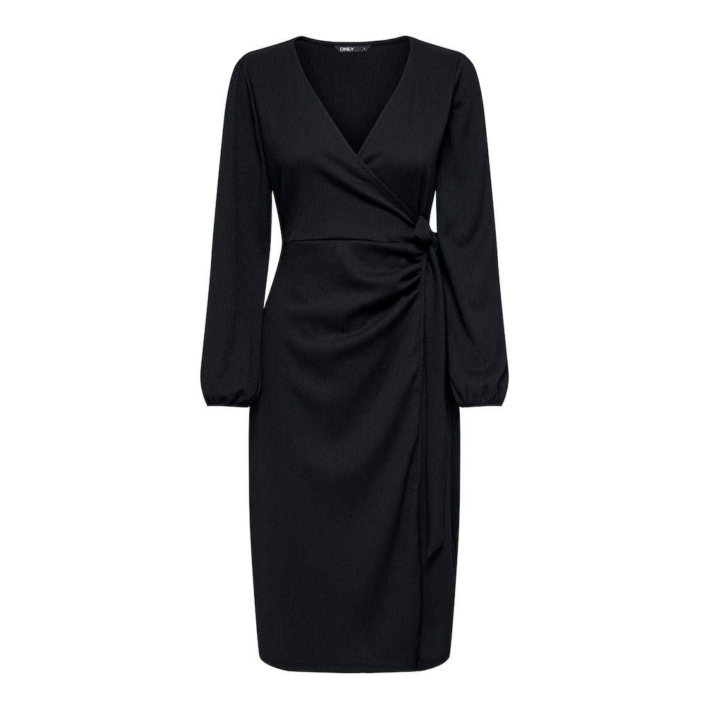 ONLY Midikleid »ONLMERLE L/S WRAP MIDI DRESS JRS«