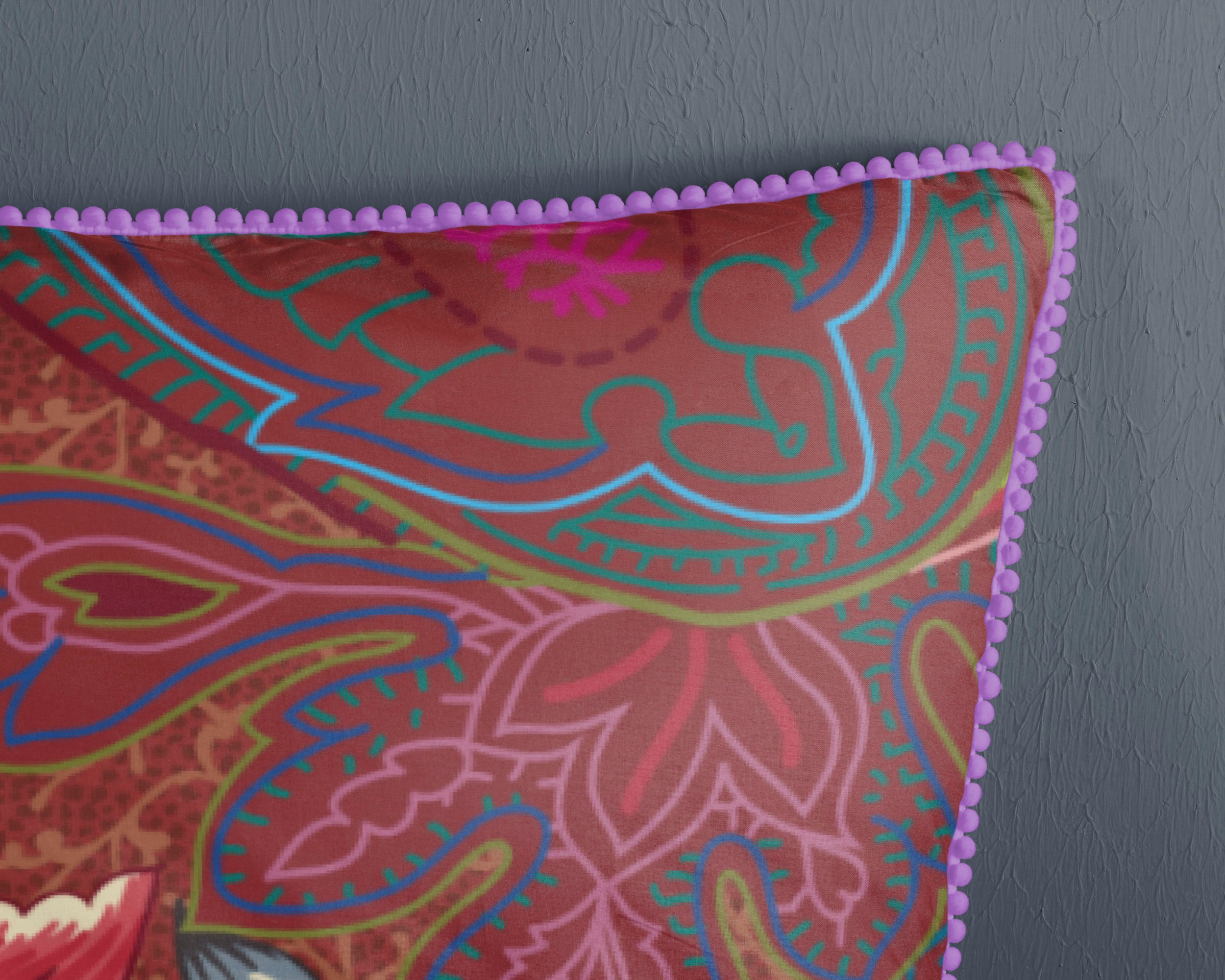 Happiness Wendebettwäsche »Ruby«, Baumwolle, Perkal, 135x200, Reißverschluss, Wendeoptik, Bunt, Blumen