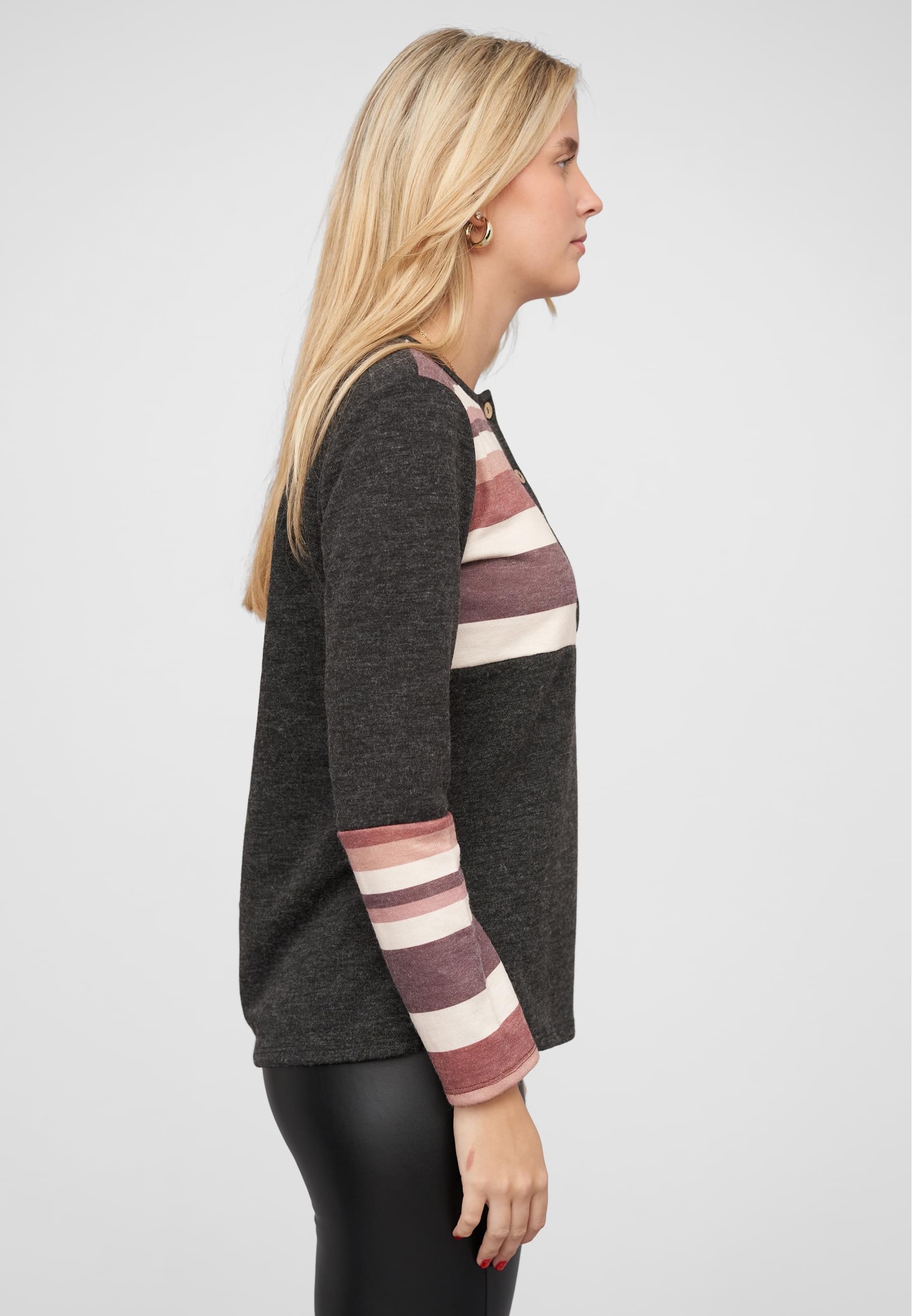 CLOUD 5IVE Sweater »CLOUD 5IVE Sweater mit Knopfleiste«