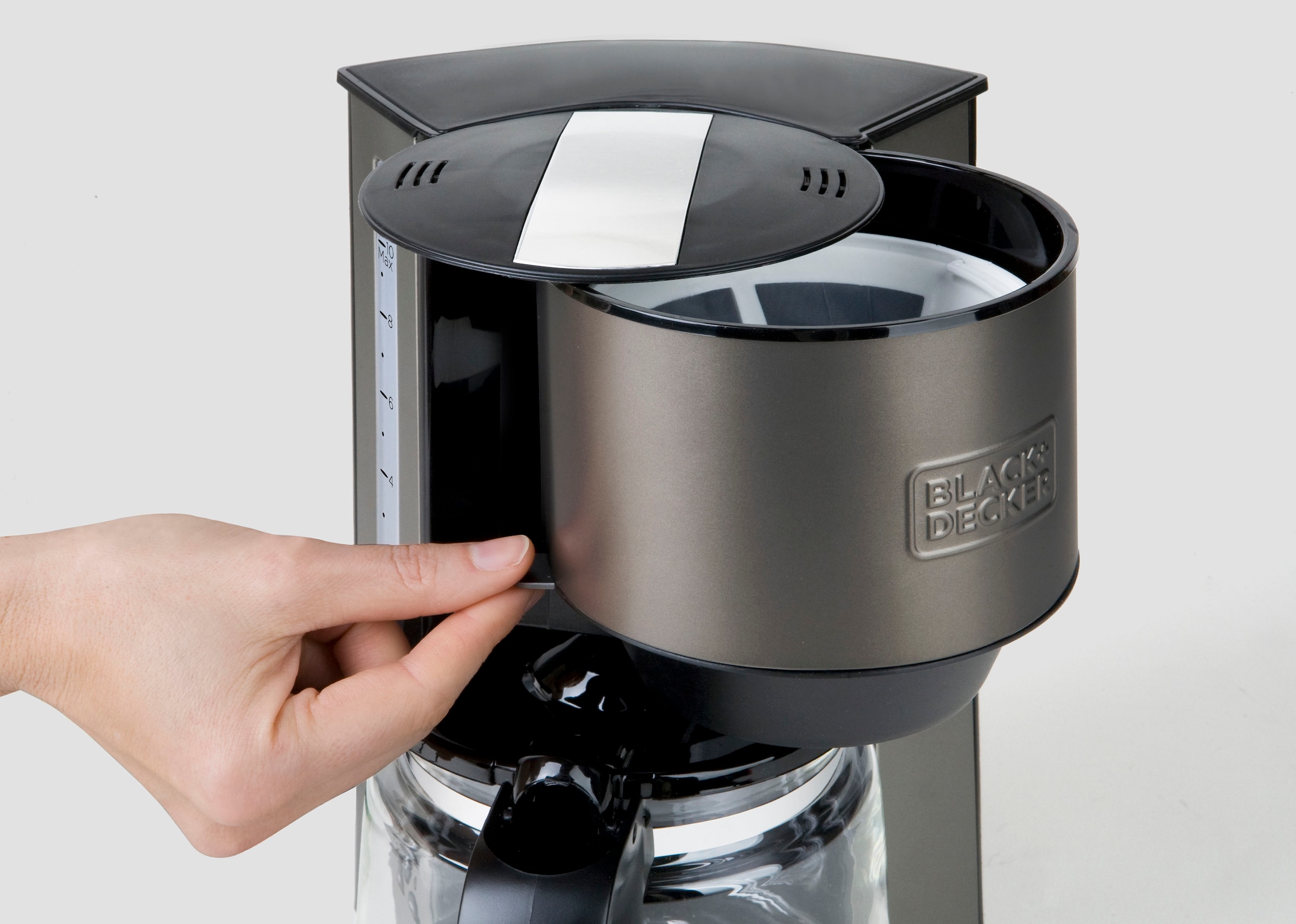 Black + Decker Filterkaffeemaschine »BXCO870E«, 1,25 l Kaffeekanne, Permanentfilter