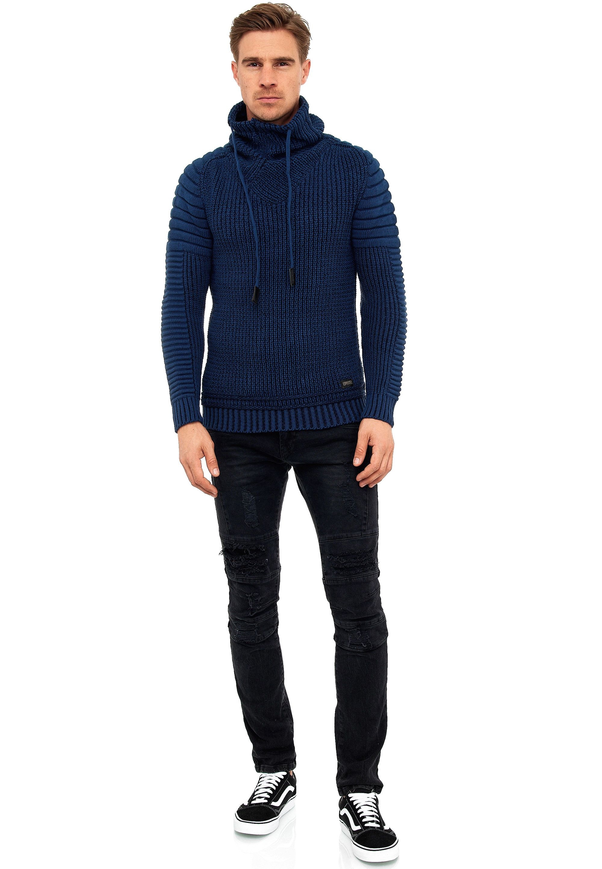 Rusty Neal Strickpullover, mit hochabschließendem Kragen günstig online kaufen