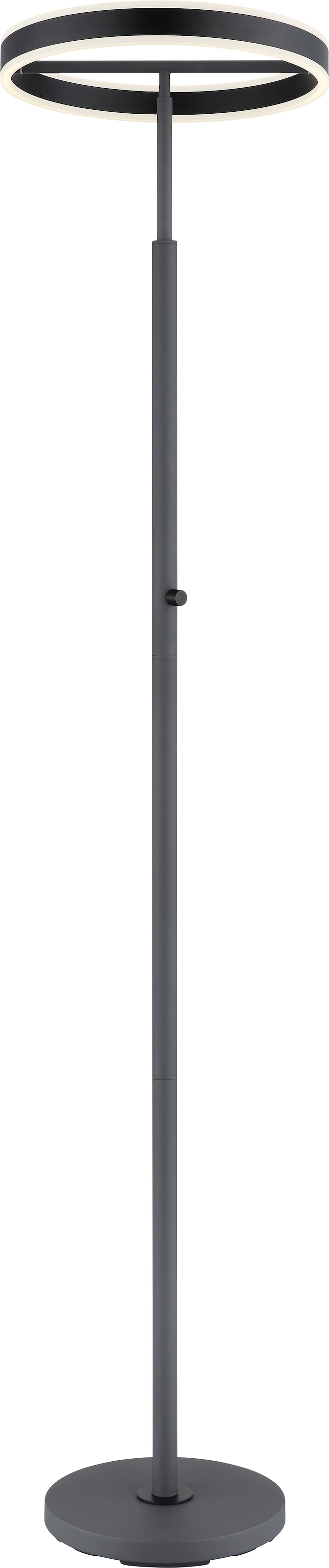 GLOBO LIGHTING Deckenfluter »EMANUEL« LED-Modul 1 Stk. LED Deckenfluter anthrazit, 4000K, Drehdimmer, starkes Licht
