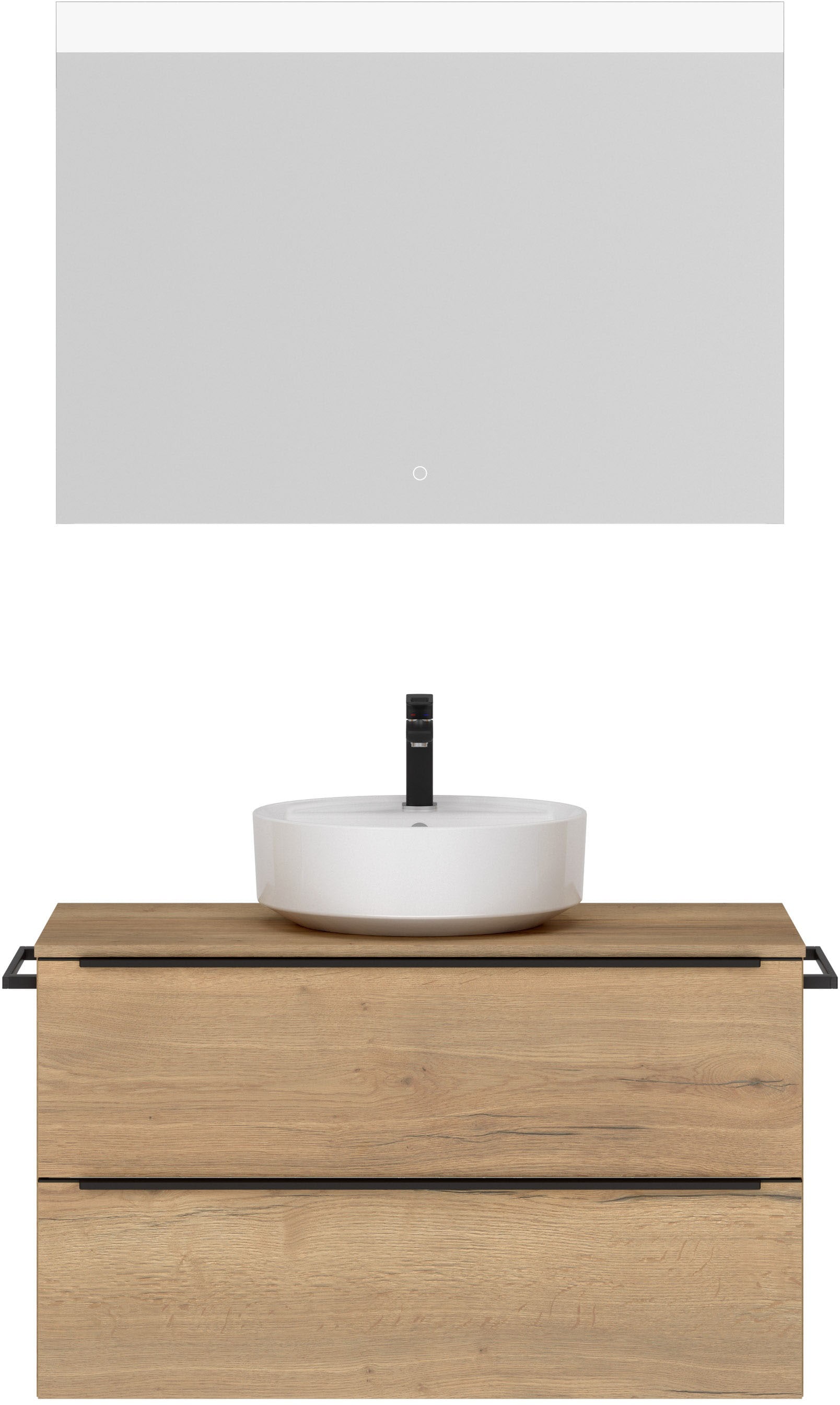 nobilia Badmöbel-Set "Alvene" vormontiert, mit Soft-Close, 2 Stk. tlg. günstig online kaufen