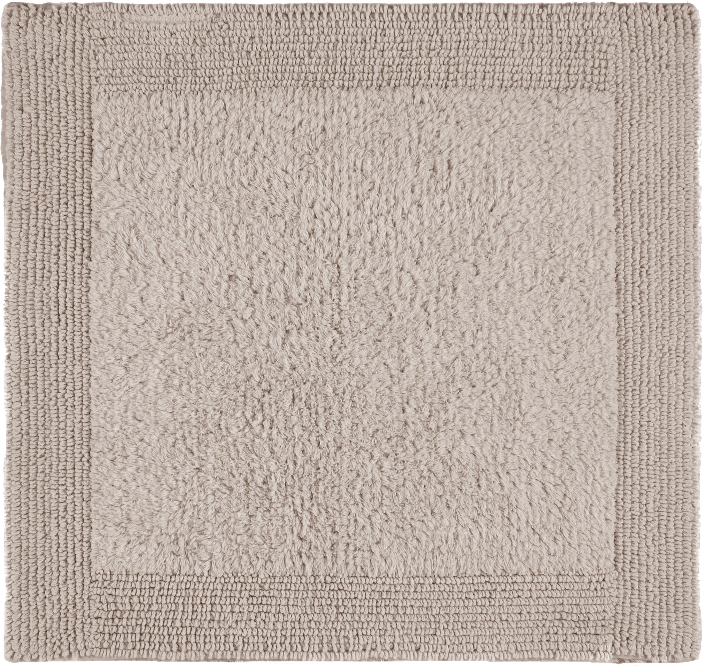 OTTO home Badematte »Kapra, Badvorleger, Badezimmer Teppich« Höhe 14 mm beidseitig nutzbar | fußbodenheizungsgeeignet | strapazierfähig mit Bordüre, Badteppich, Badematte, Baumwolle
