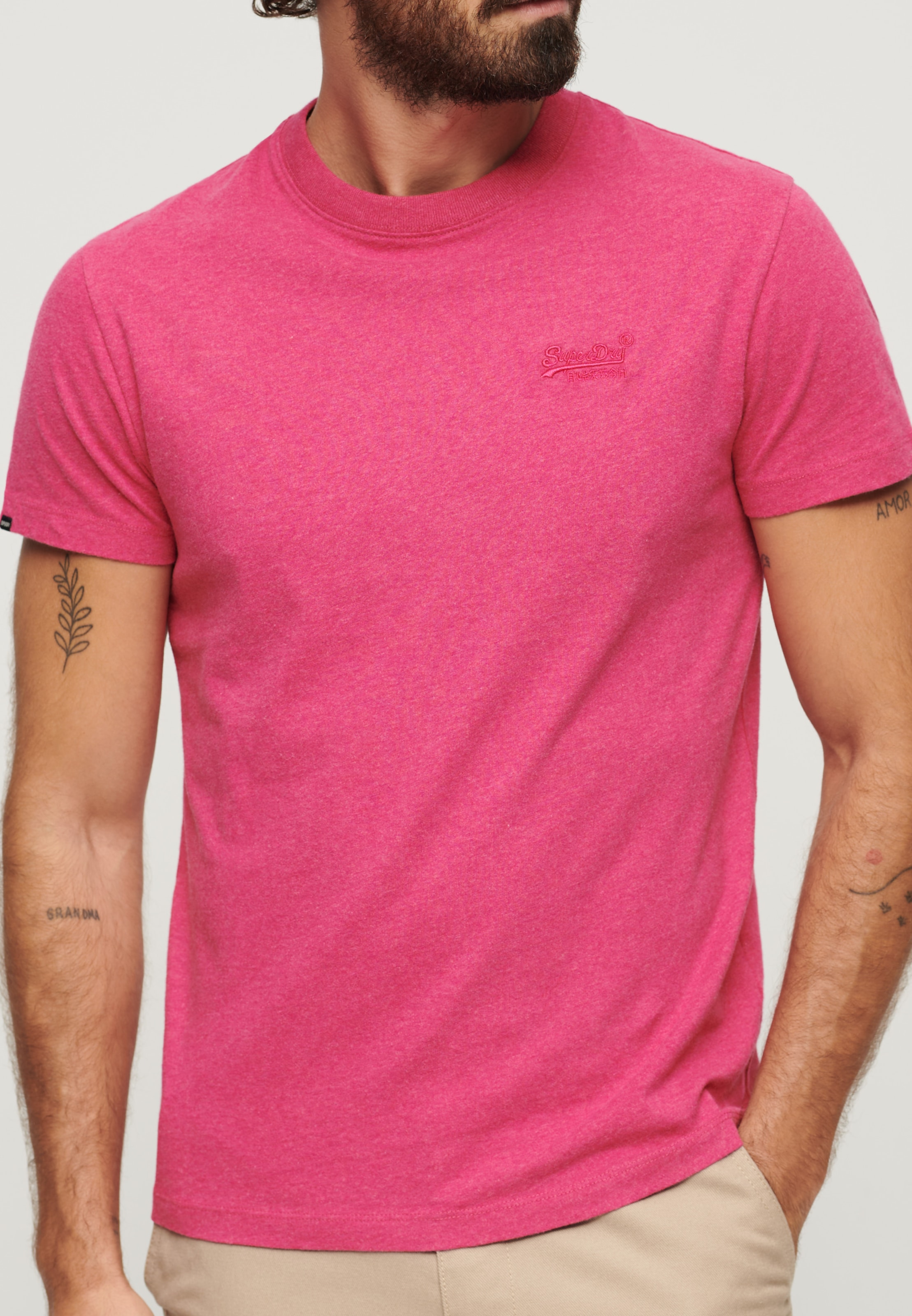 Superdry Rundhalsshirt »ESSENTIAL LOGO EMB TEE«