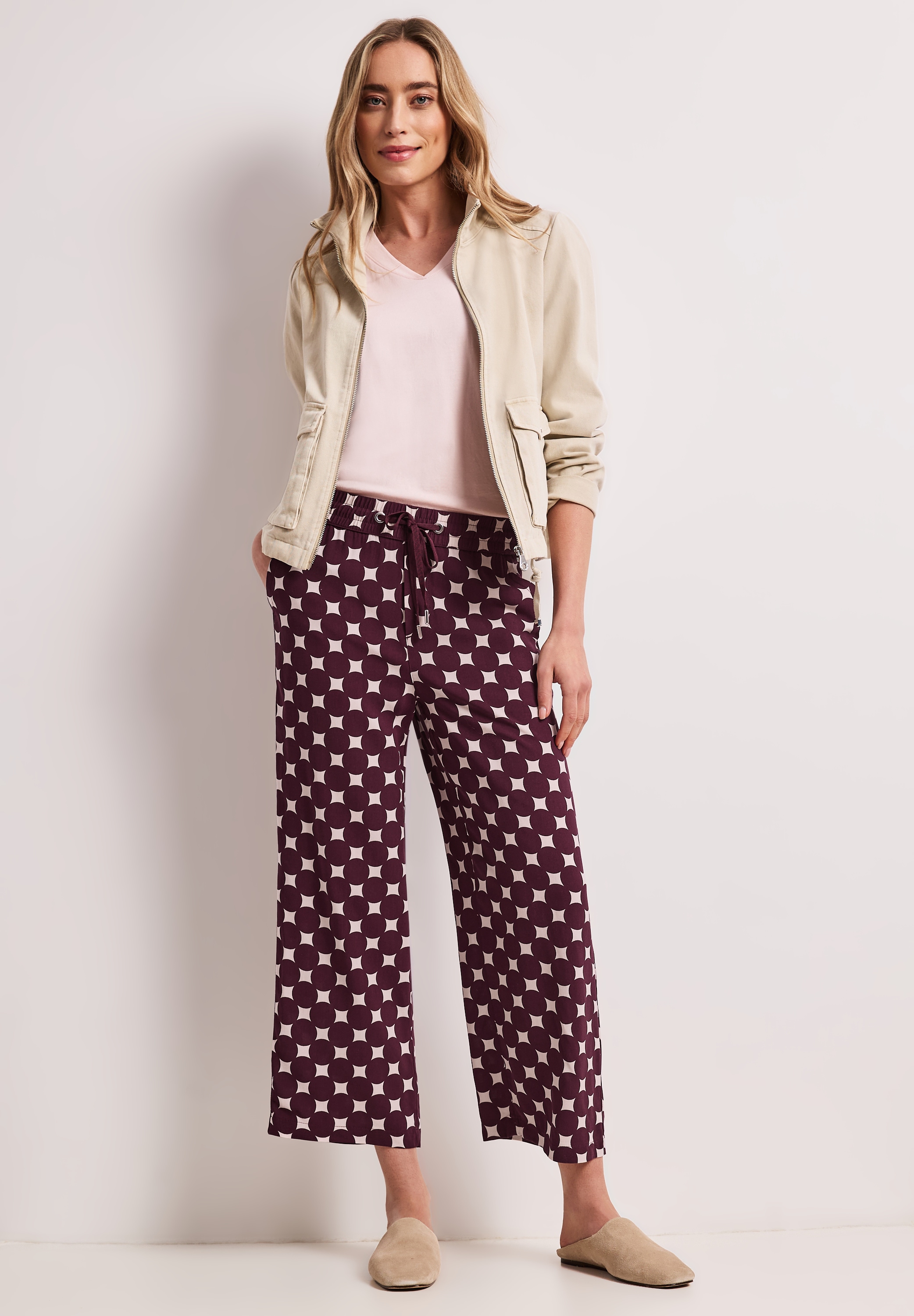 STREET ONE Stoffhose  High Waist