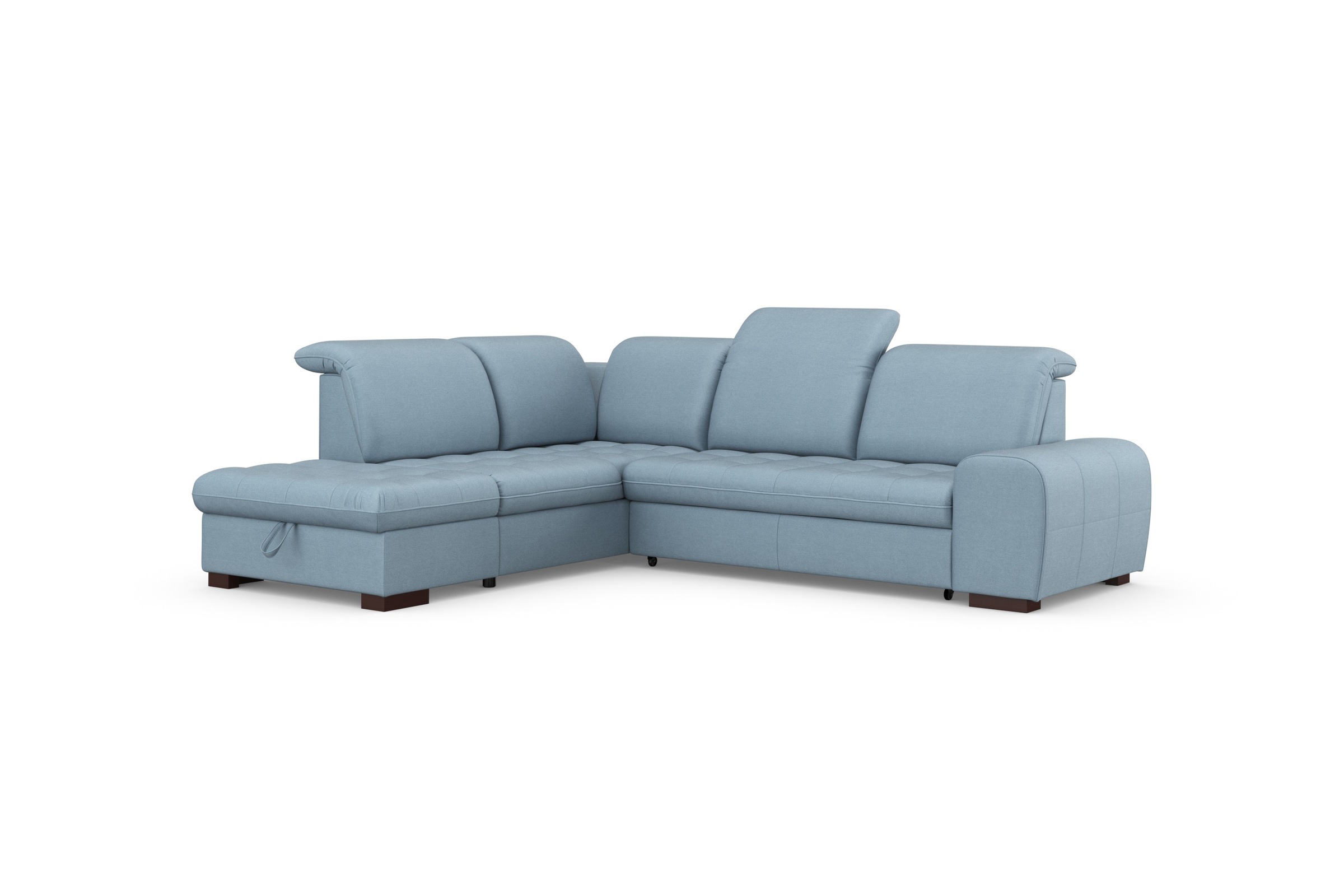 sit&more Ecksofa »Luxor L-Form«, wahlweise mit Bettfunktion, Stauraum und Kopfteilverstellung