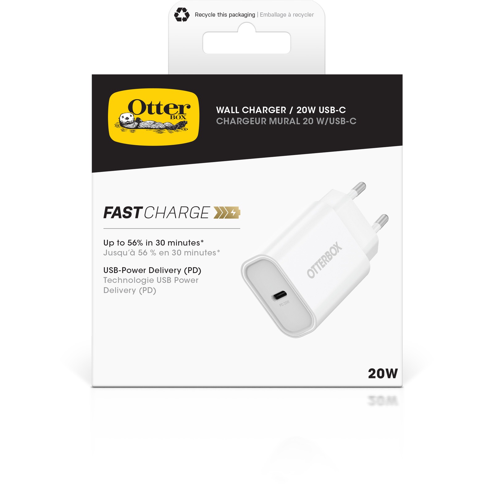Otterbox USB-Ladegerät »Wall Charger 20W USB-C«, USB-Power Delivery (PD)