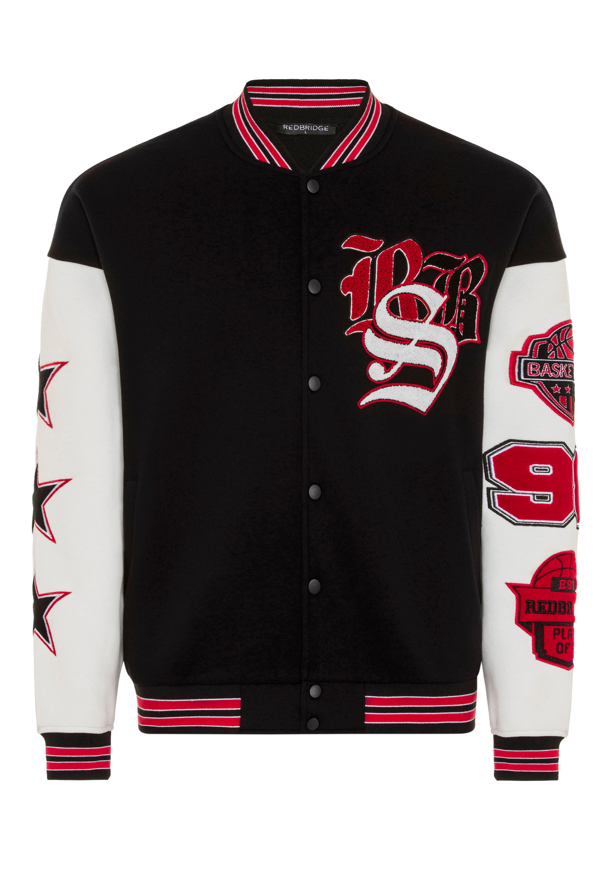 RedBridge Collegejacke »Einburgendanganeda«, mit fein gearbeiteten Patches