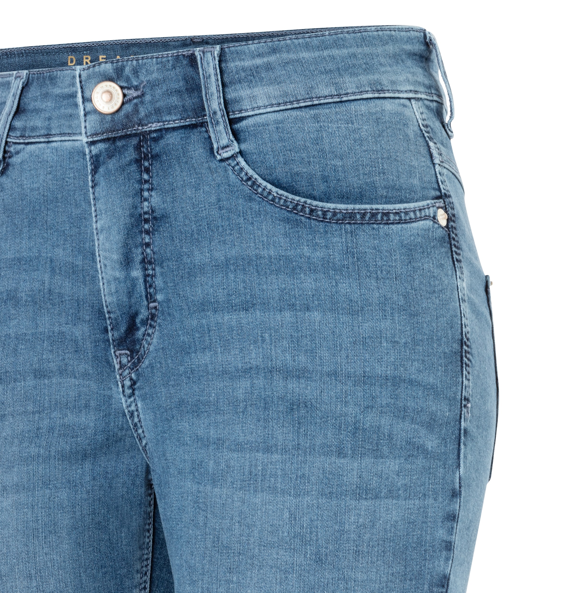 MAC Caprijeans »Dream-Sum« Bequemer Sitz mit krempelbarem Saum