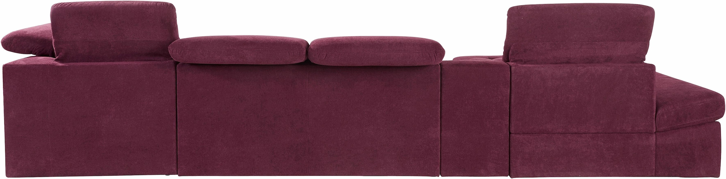 sit&more Wohnlandschaft »Stardust U-Form«, inklusive Kopfteilverstellung, Armlehnenfunktion und Tischelement