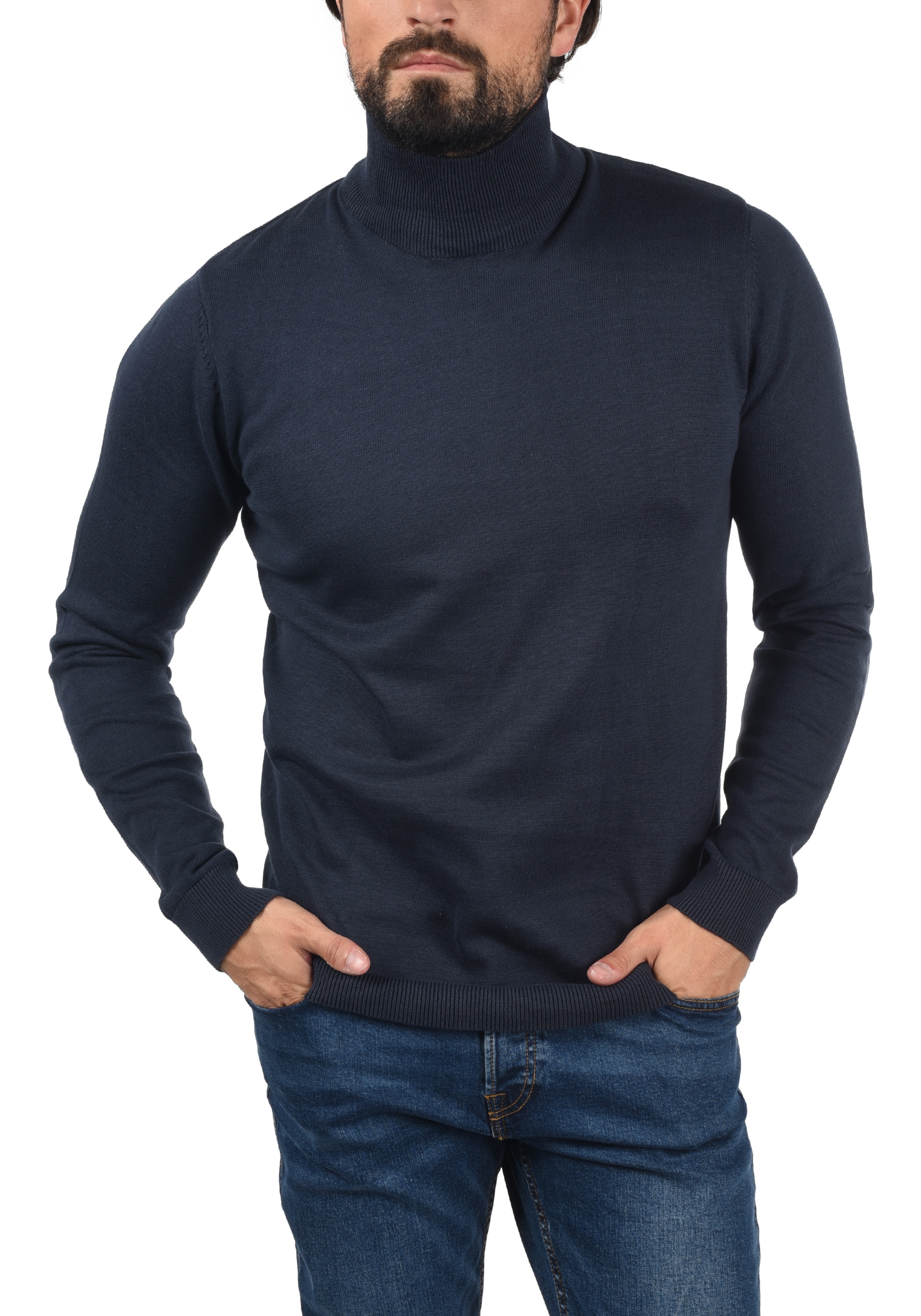 Solid Rollkragenpullover "Rollkragenpullover SDArio" günstig online kaufen