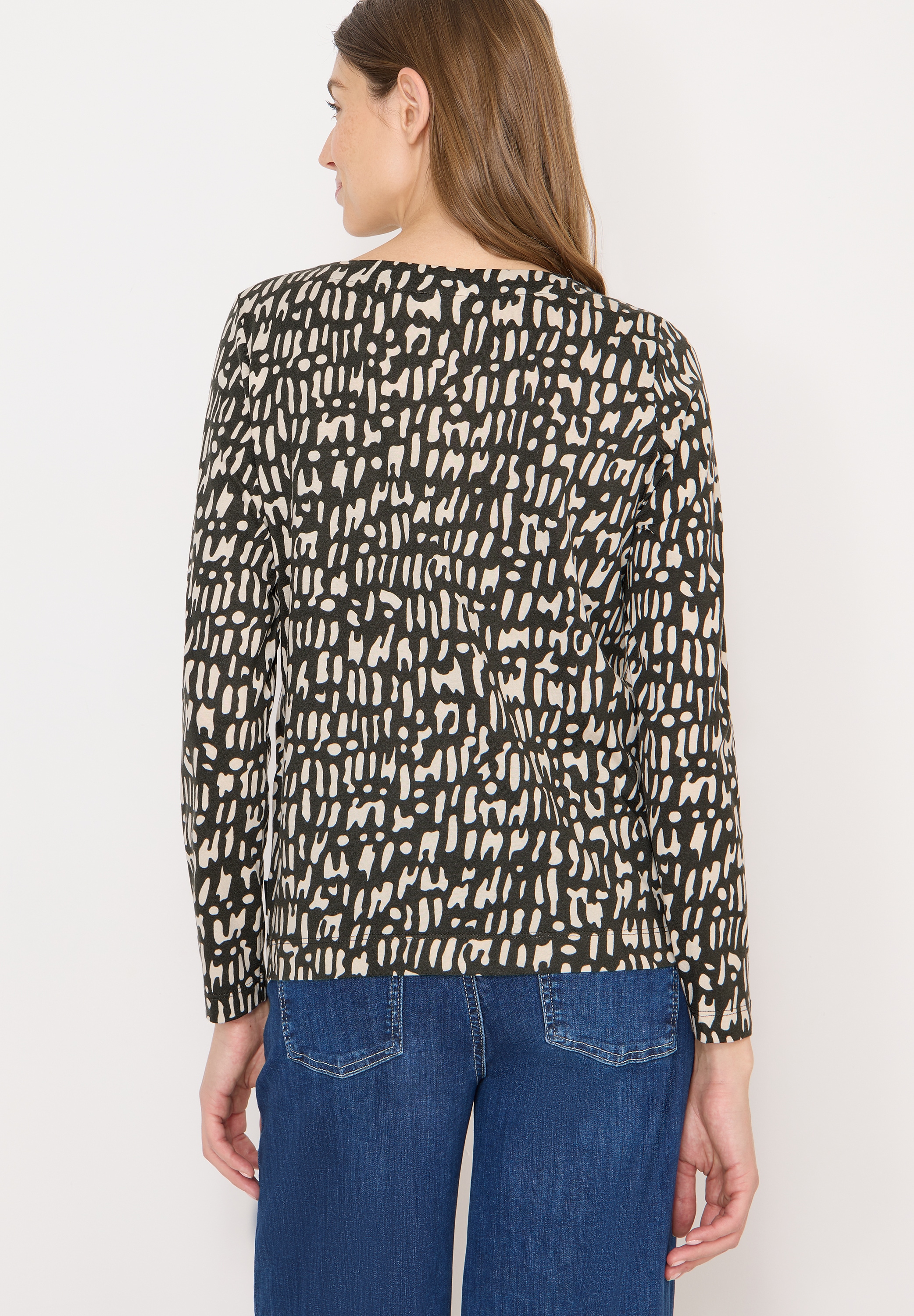 Cecil Langarmshirt mit grafischem Muster