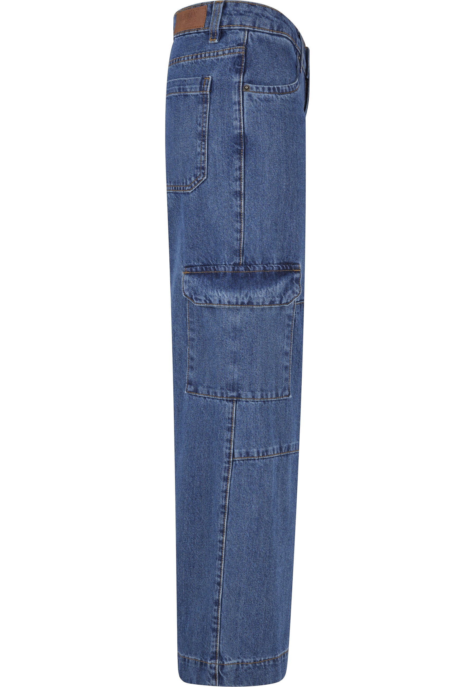 URBAN CLASSICS Cargojeans »Urban Classics Damen Ladies Low Waist Cargo Pants«