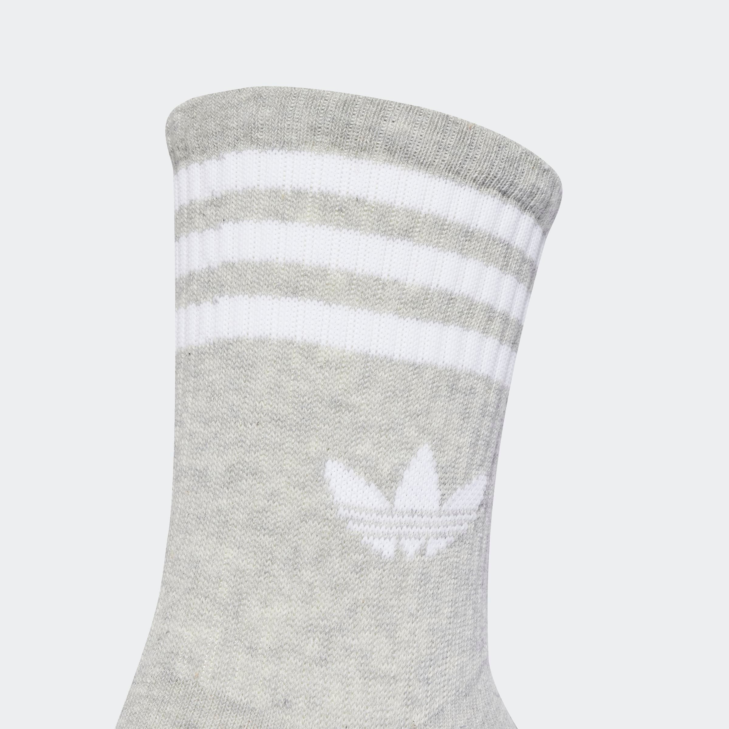 Thumbnail - adidas Originals Sportsocken "3-STREIFEN CREW 3ER-PACK" 3 Paar tlg. für Laufen, knöchellang, mit 3-Streifen und Trefoil ...