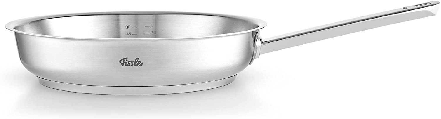 Fissler Bratpfanne "ORIGINAL-PROFI COLLECTION Edelstahl-Pfanne", Edelstahl 18/10, (1 tlg.), mit breitem Schüttrand, Kalt