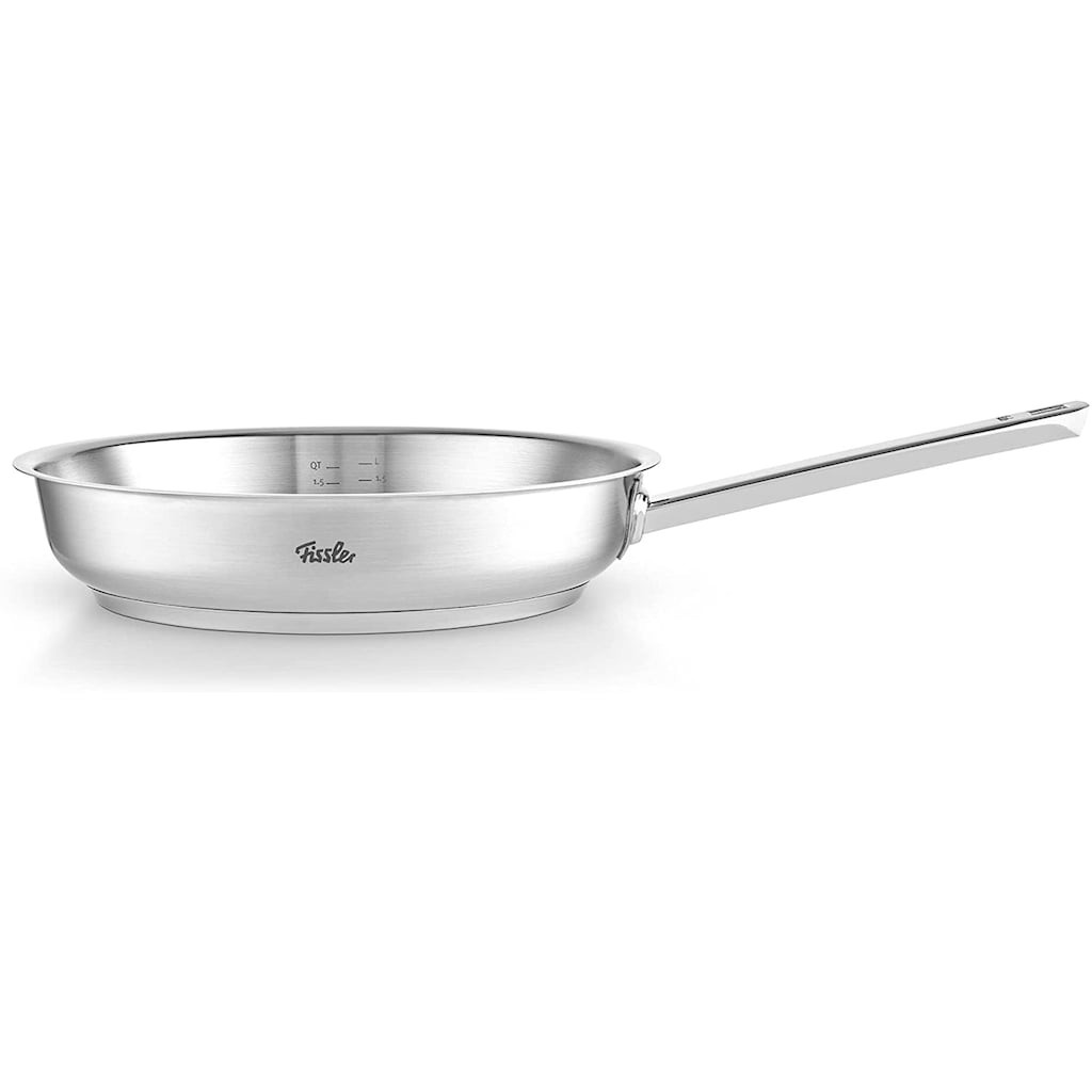 Fissler Bratpfanne »ORIGINAL-PROFI COLLECTION®«, Edelstahl 18/10, (1 tlg.), mit breitem Schüttrand, Kaltmetallgriffen. Made in Germany, Induktion