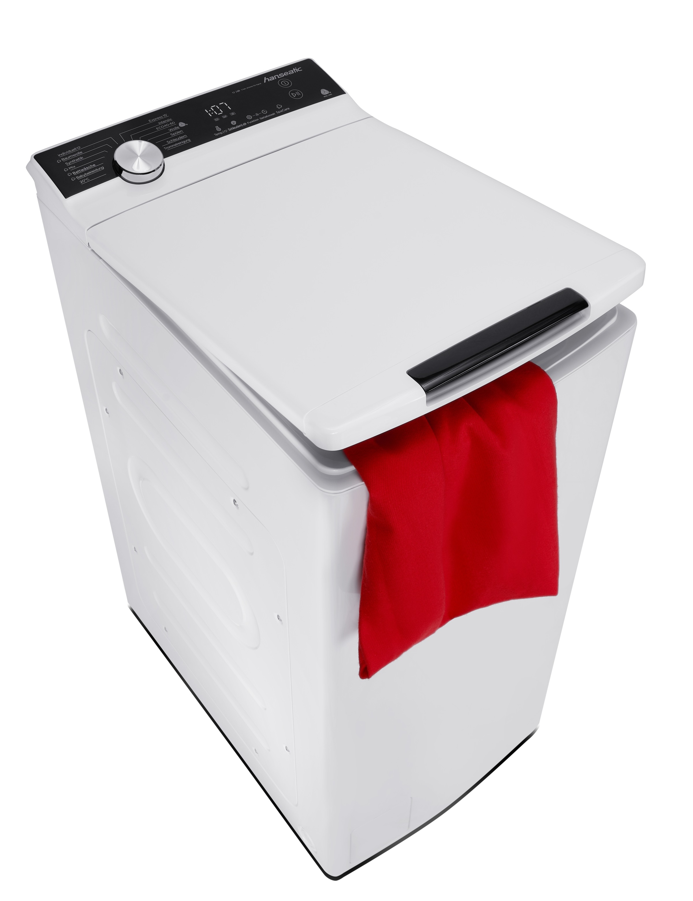 Hanseatic Waschmaschine Toplader "HTWK813A" 8 kg 1300 U/min Mengenautomatik günstig online kaufen
