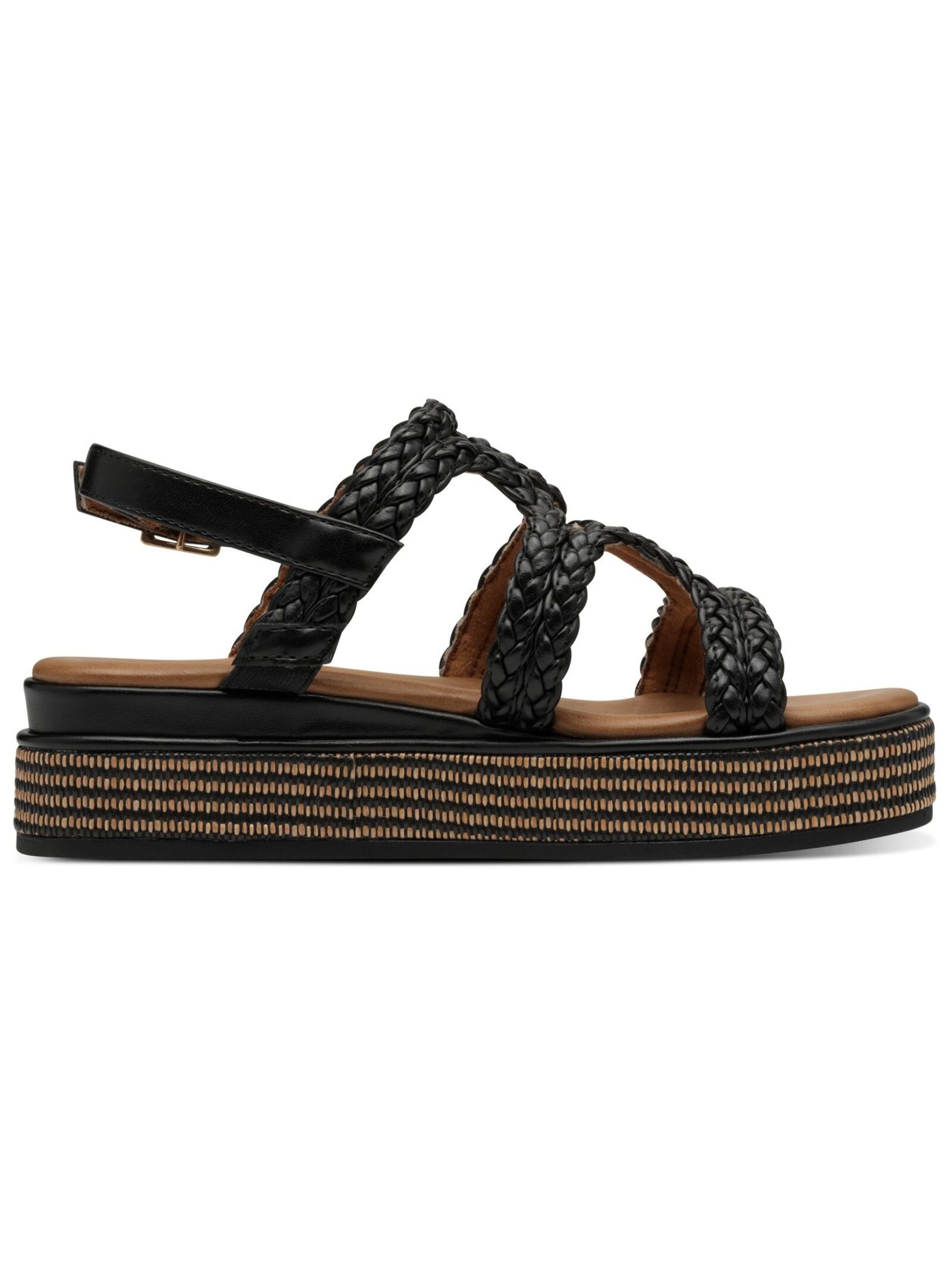MARCO TOZZI Plateausandaletten »Marco Tozzi Sandalen Lederimitat«