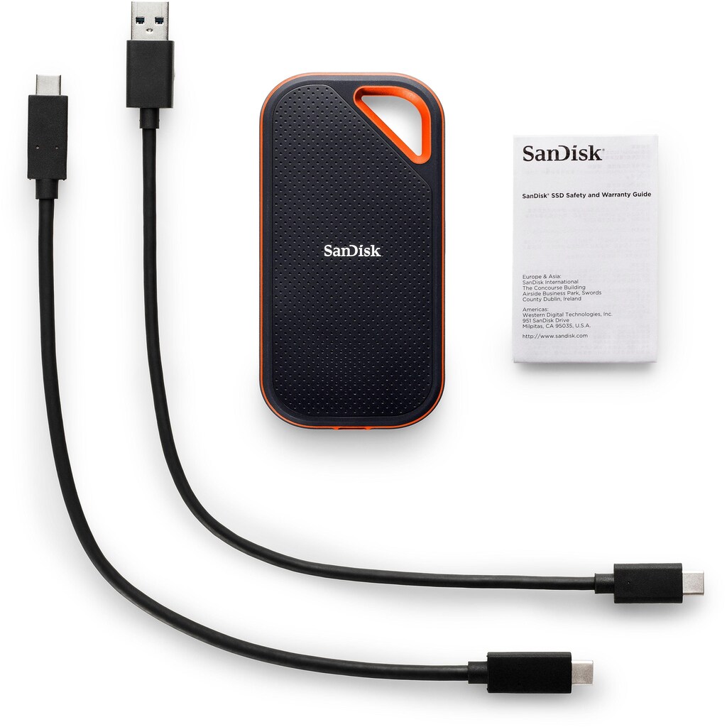 Sandisk externe SSD »Extreme Pro Portable«, 2,5 Zoll, Anschluss USB 3.1