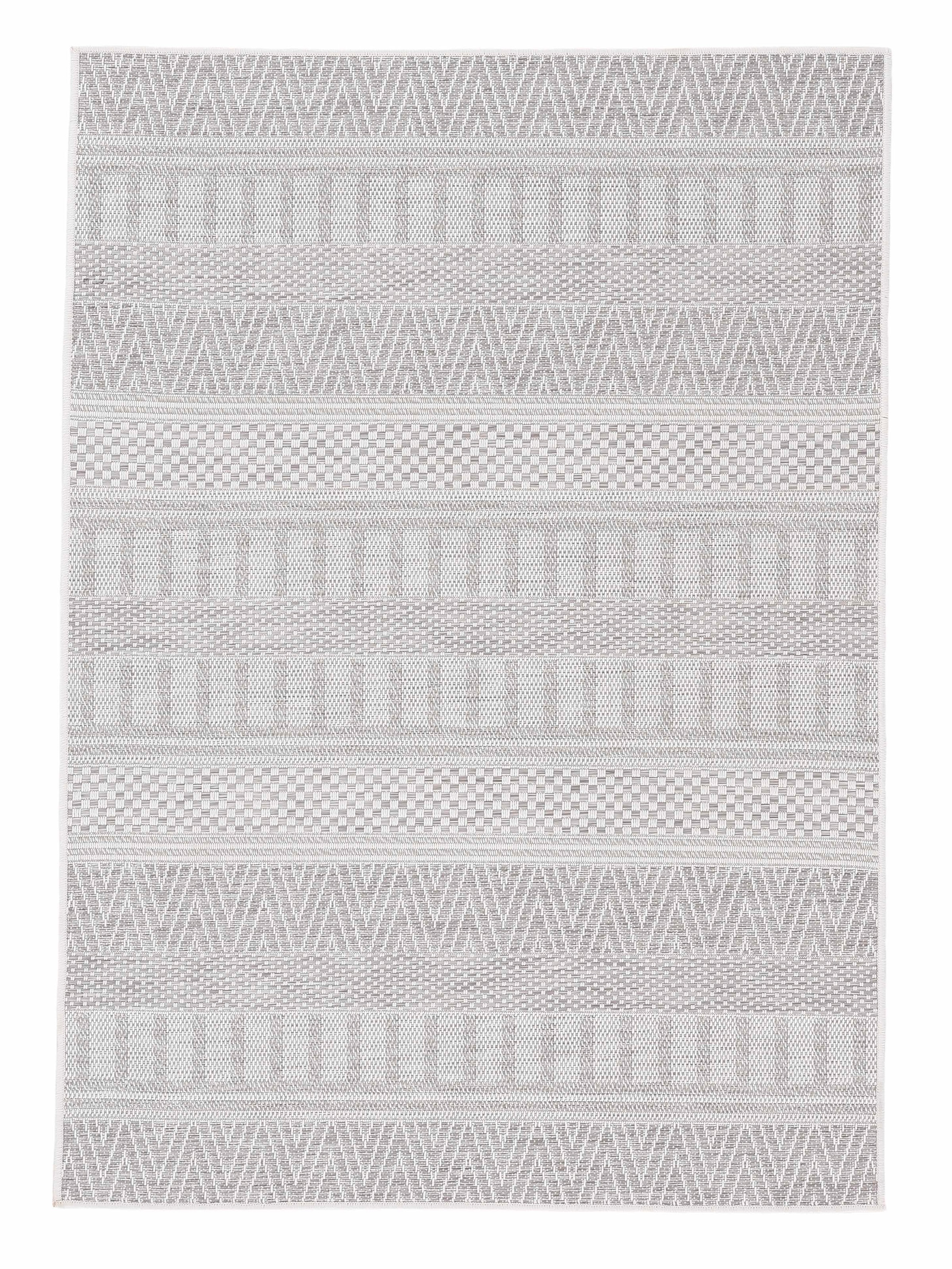 Teppich CARPETFINE "Boho 100, auch als Läufer erhältlich", beige, B:120cm H:4mm L:170cm, Polypropylen, Teppiche, Teppich, robustes Flachgewebe, Sisal Optik, UV-beständig, In- und Outdoor