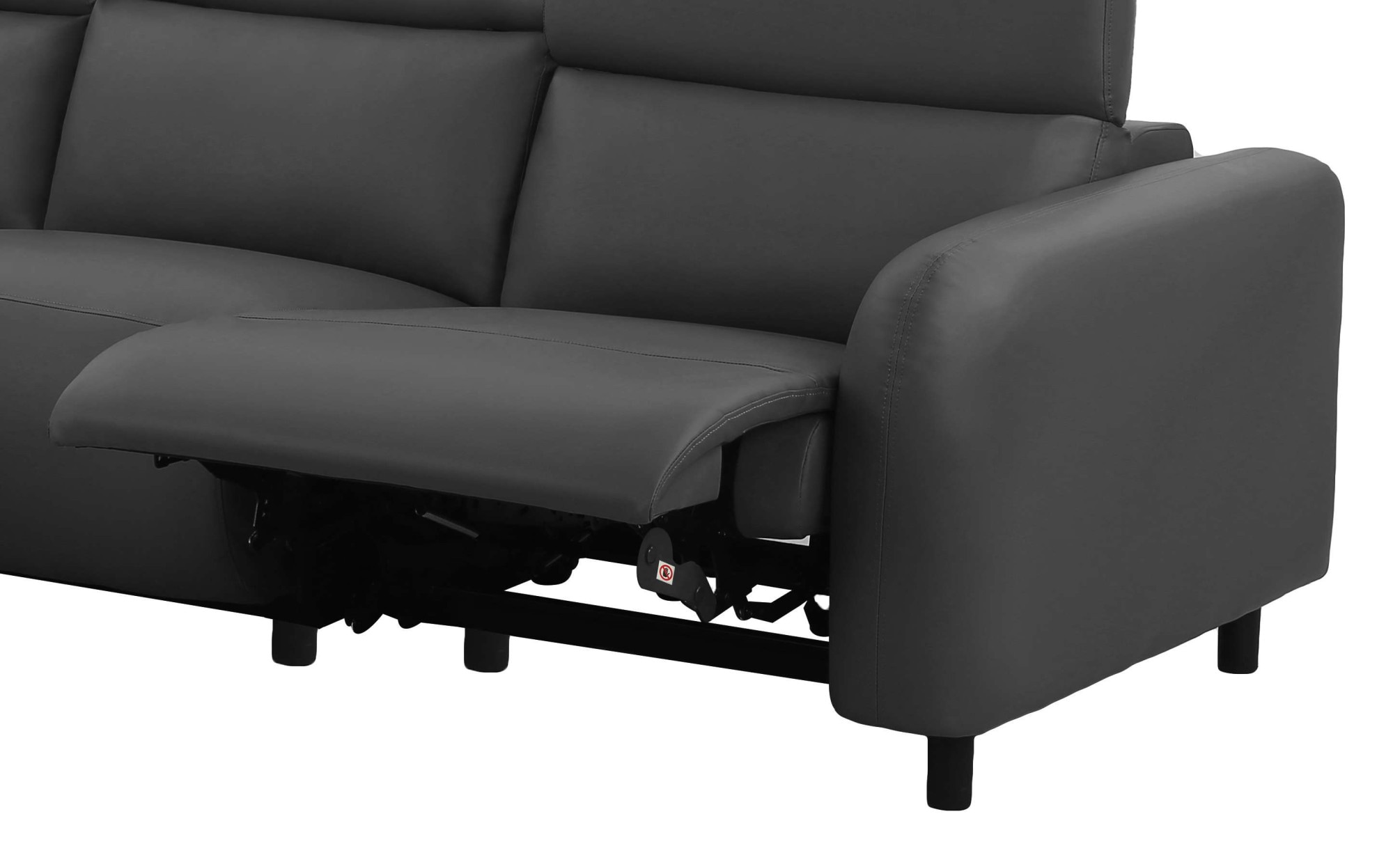 Home affaire Ecksofa »SKAANE Kunstleder, L-Form, 274 cm, manuelle u. elektrische Funktion,«, Kopfteilverstellung, Relax-und Liegefunktion, Federkernpolsterung