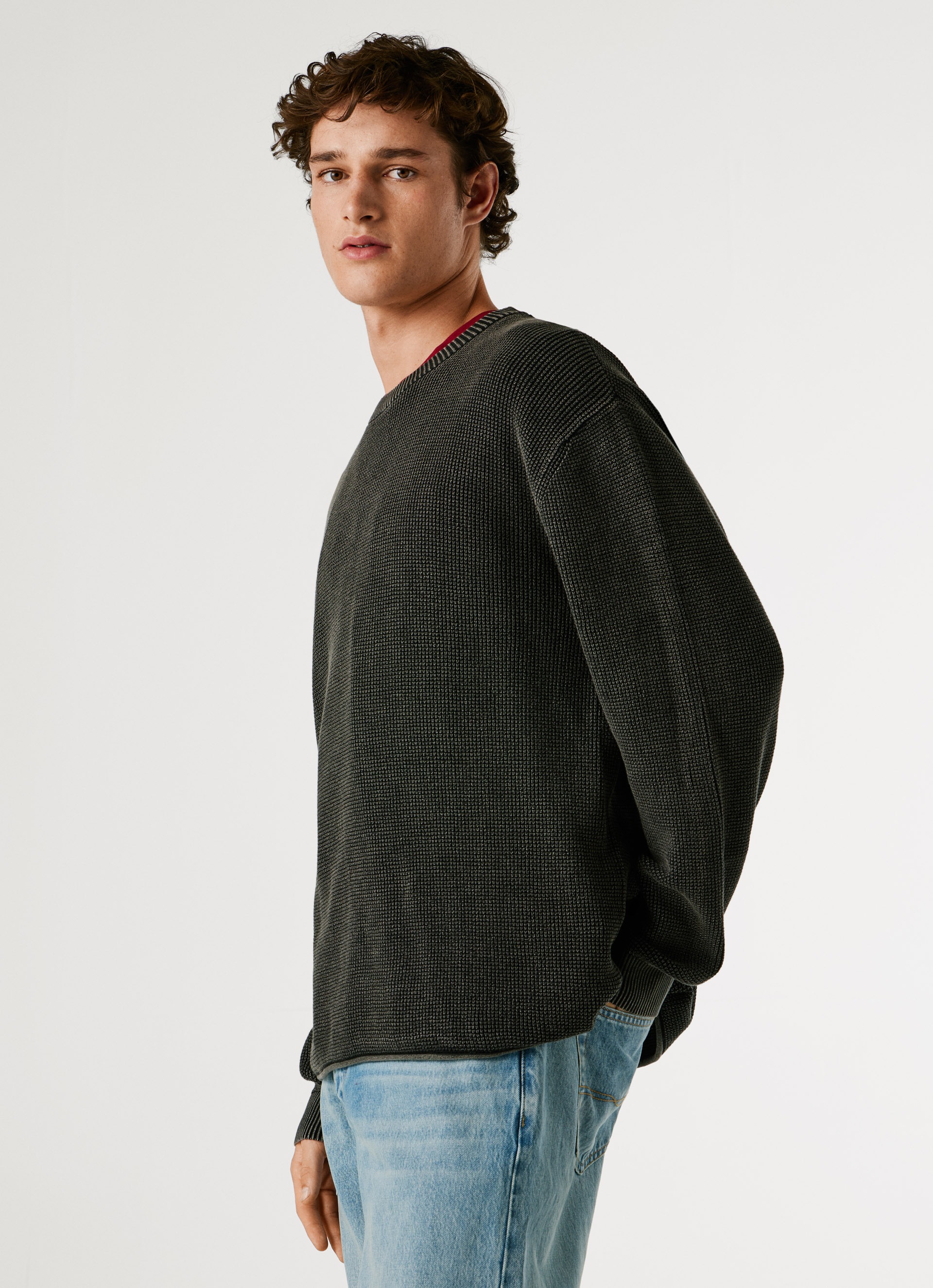 Thumbnail - Pepe Jeans Strickpullover "FRANK" meliert