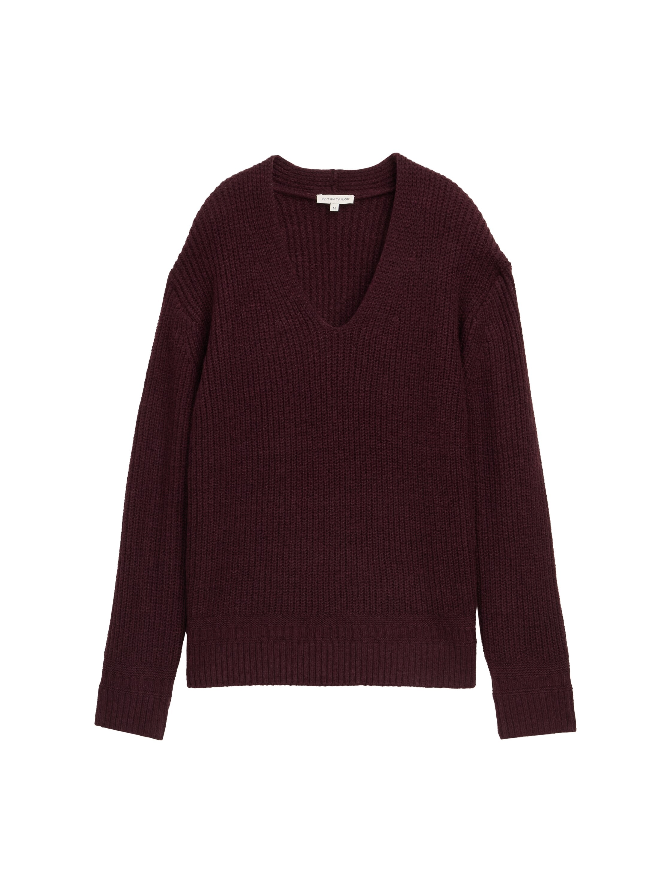 TOM TAILOR Strickpullover, mit Rippstruktur