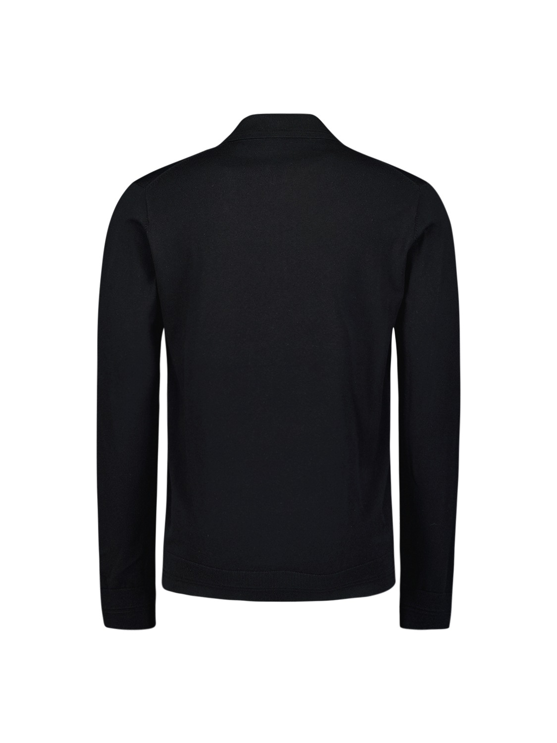 NO EXCESS Rundhalspullover »No Excess Polo-Pullover mit halbem Reißverschluss«