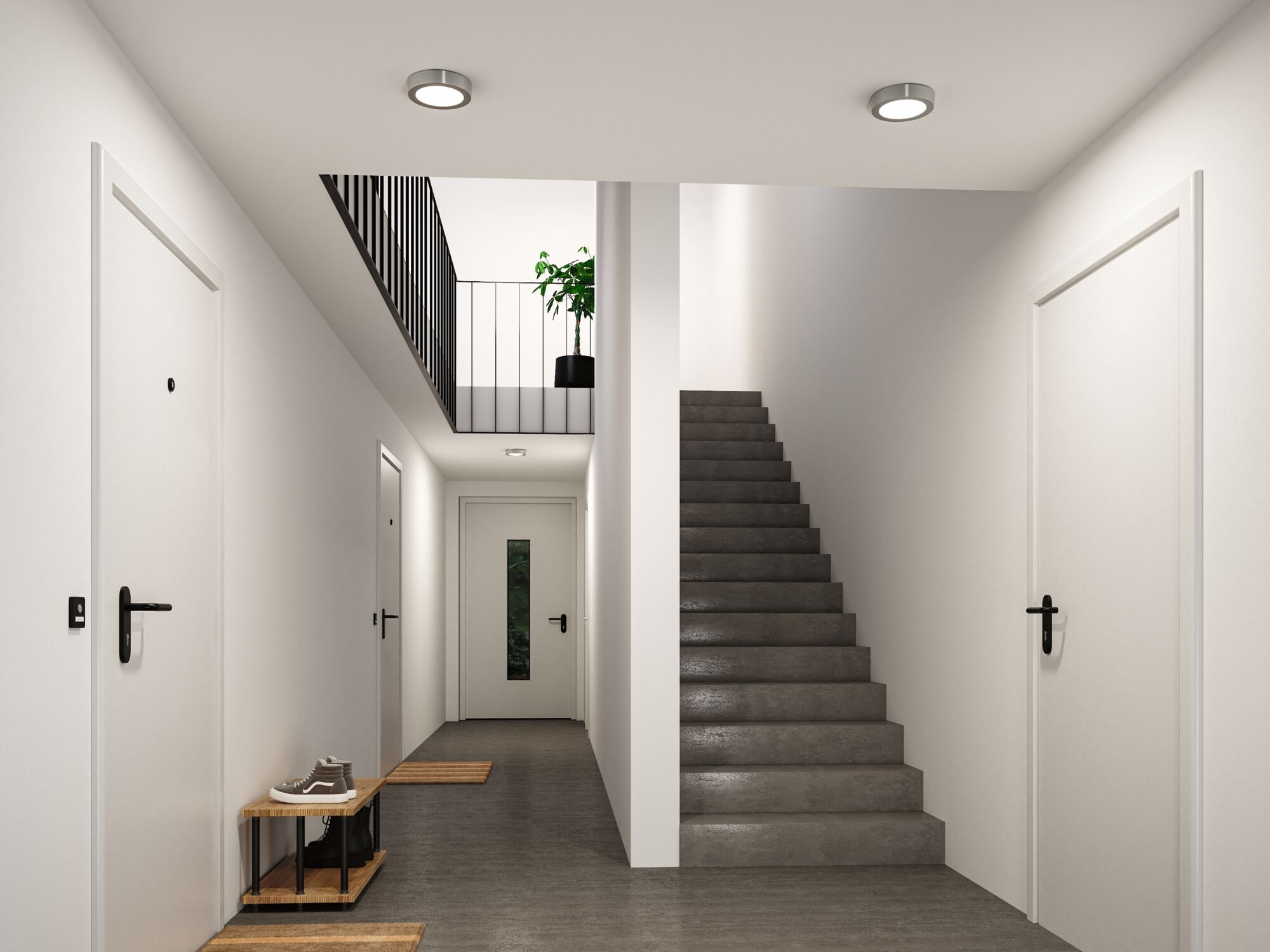 Paulmann LED Panel »Abia 2 WhiteSelect Sensor« LED-Modul 1 Stk. Farbwechsler Dämmerungsgesteuerter Bewegungsmelder (HF)